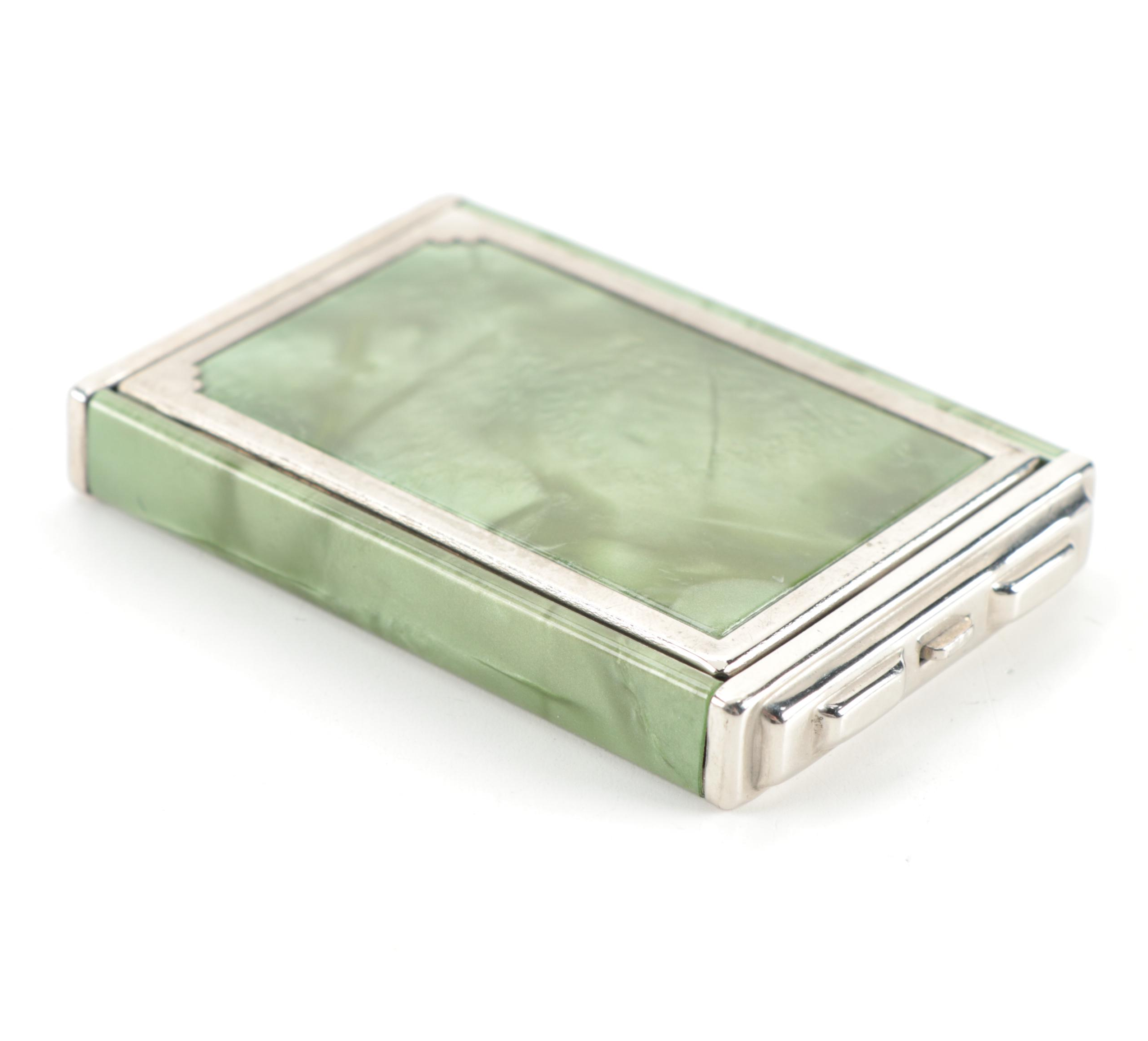 Art Deco Style Girey, Chanel, and Henriette Powder Compacts, 20th Century