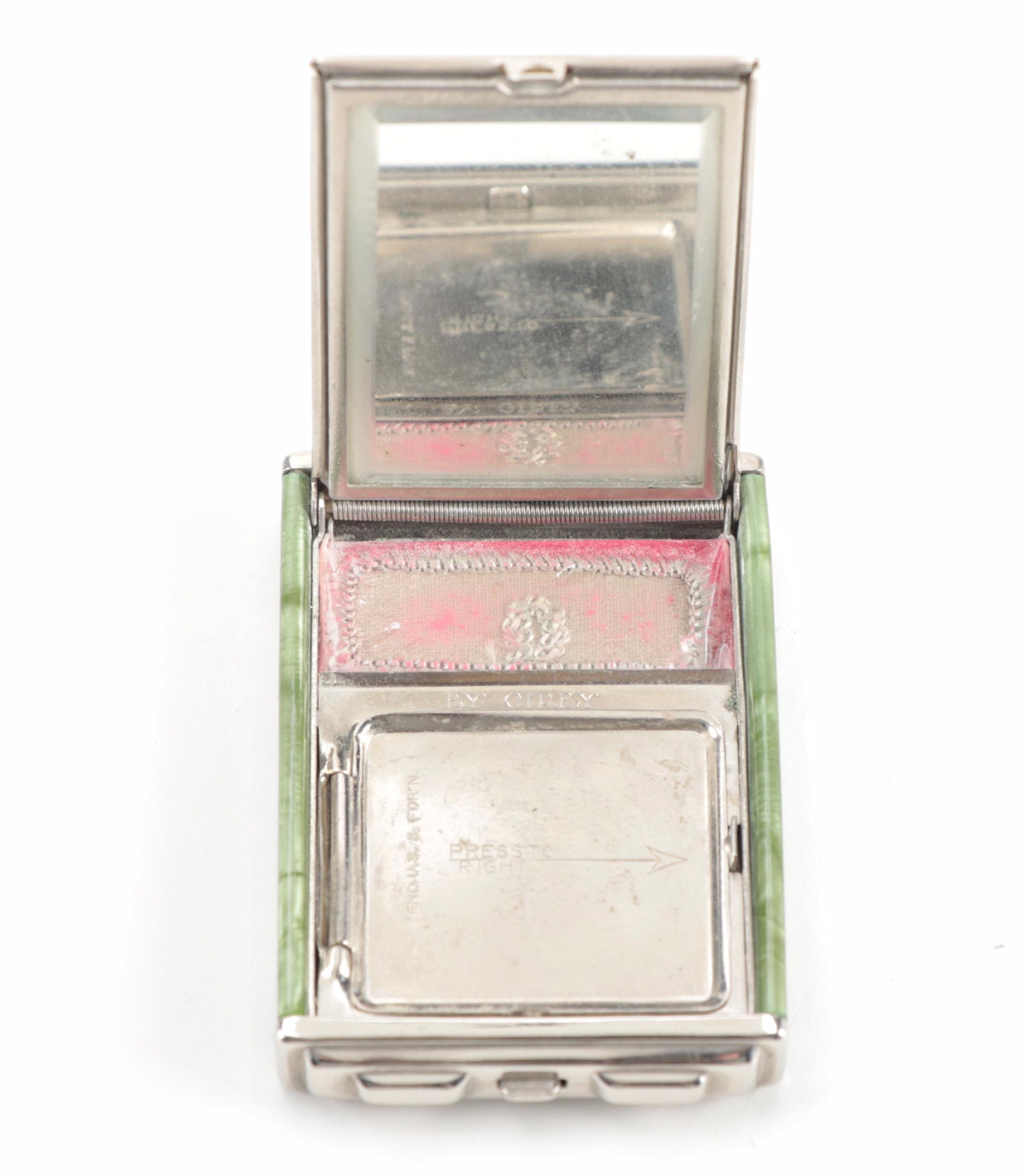 Art Deco Style Girey, Chanel, and Henriette Powder Compacts, 20th Century