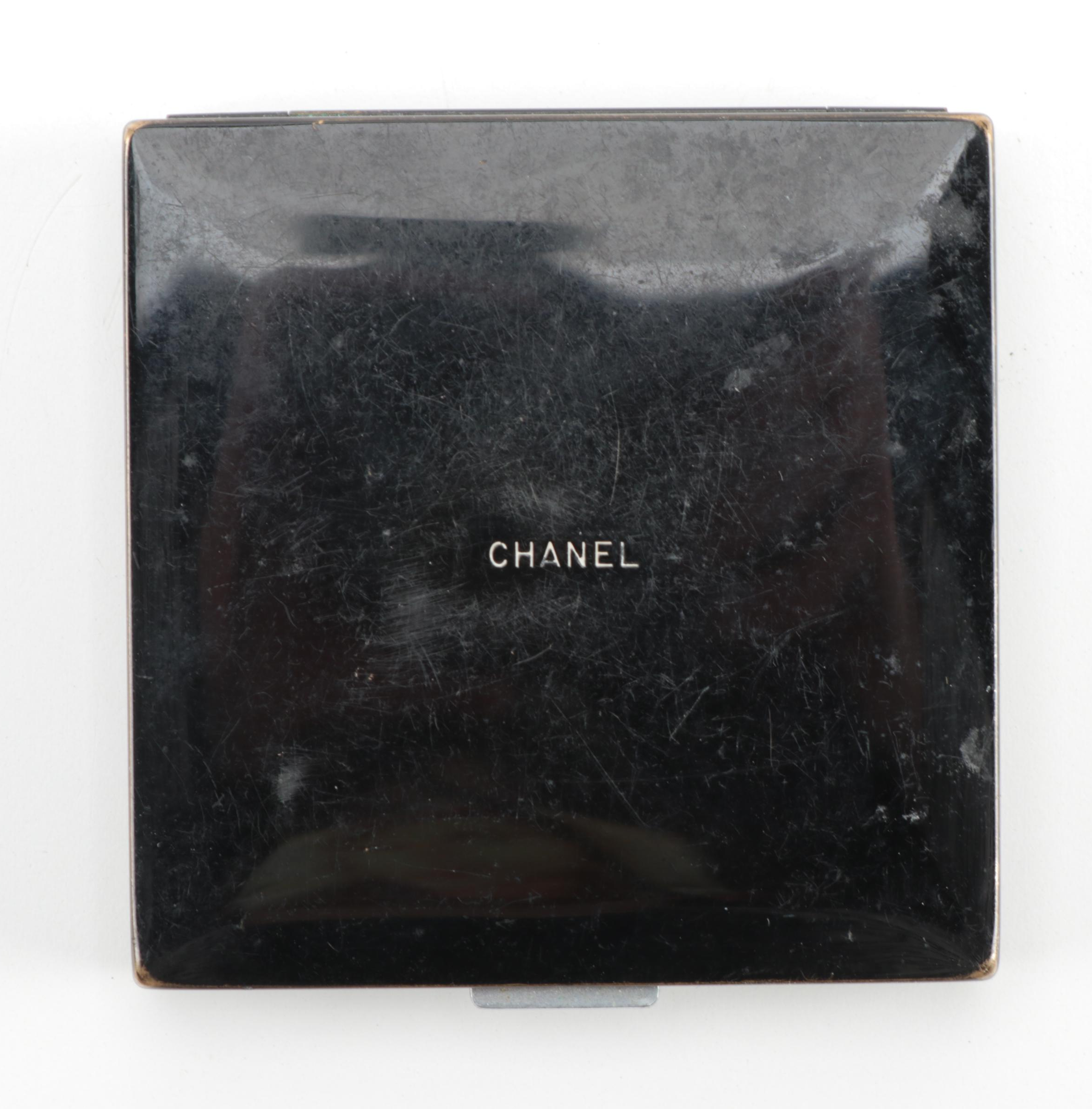 Art Deco Style Girey, Chanel, and Henriette Powder Compacts, 20th Century