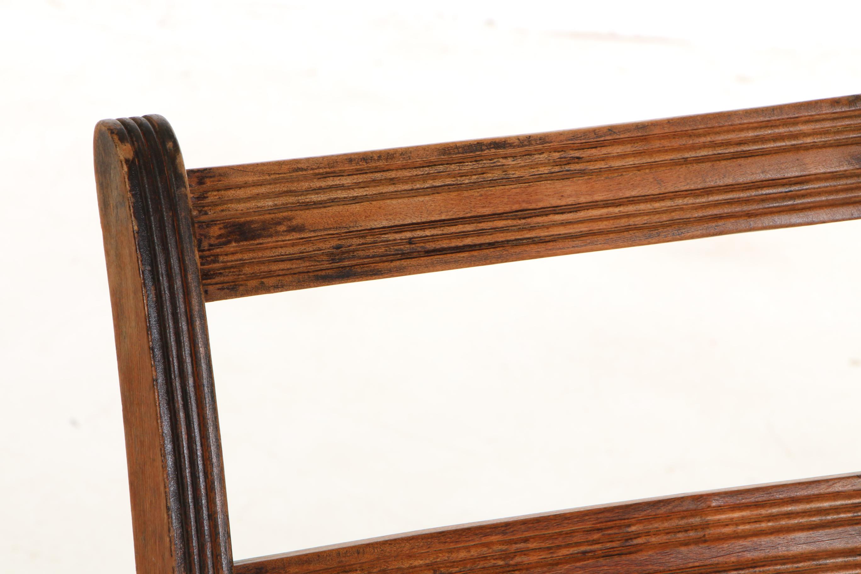 Victorian Wooden Rocking Chair with Woven Cane Seat, Early to Mid 20th Century