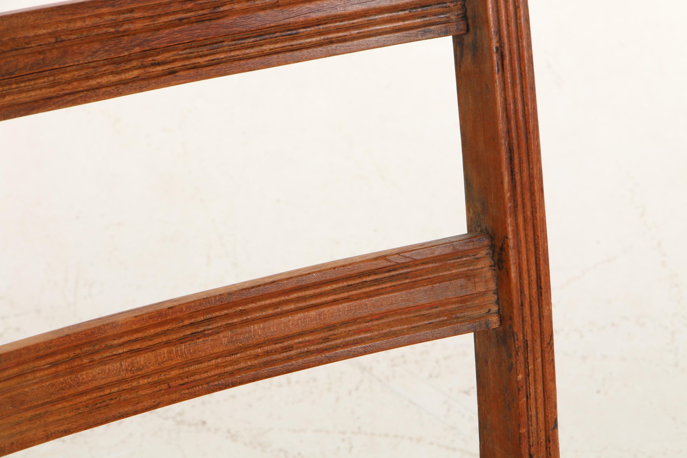 Victorian Wooden Rocking Chair with Woven Cane Seat, Early to Mid 20th Century