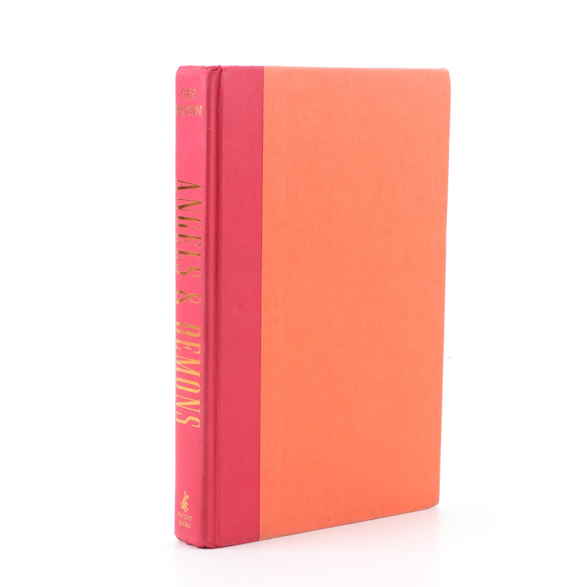 Signed First Edition "Angels and Demons" by Dan Brown, 2000