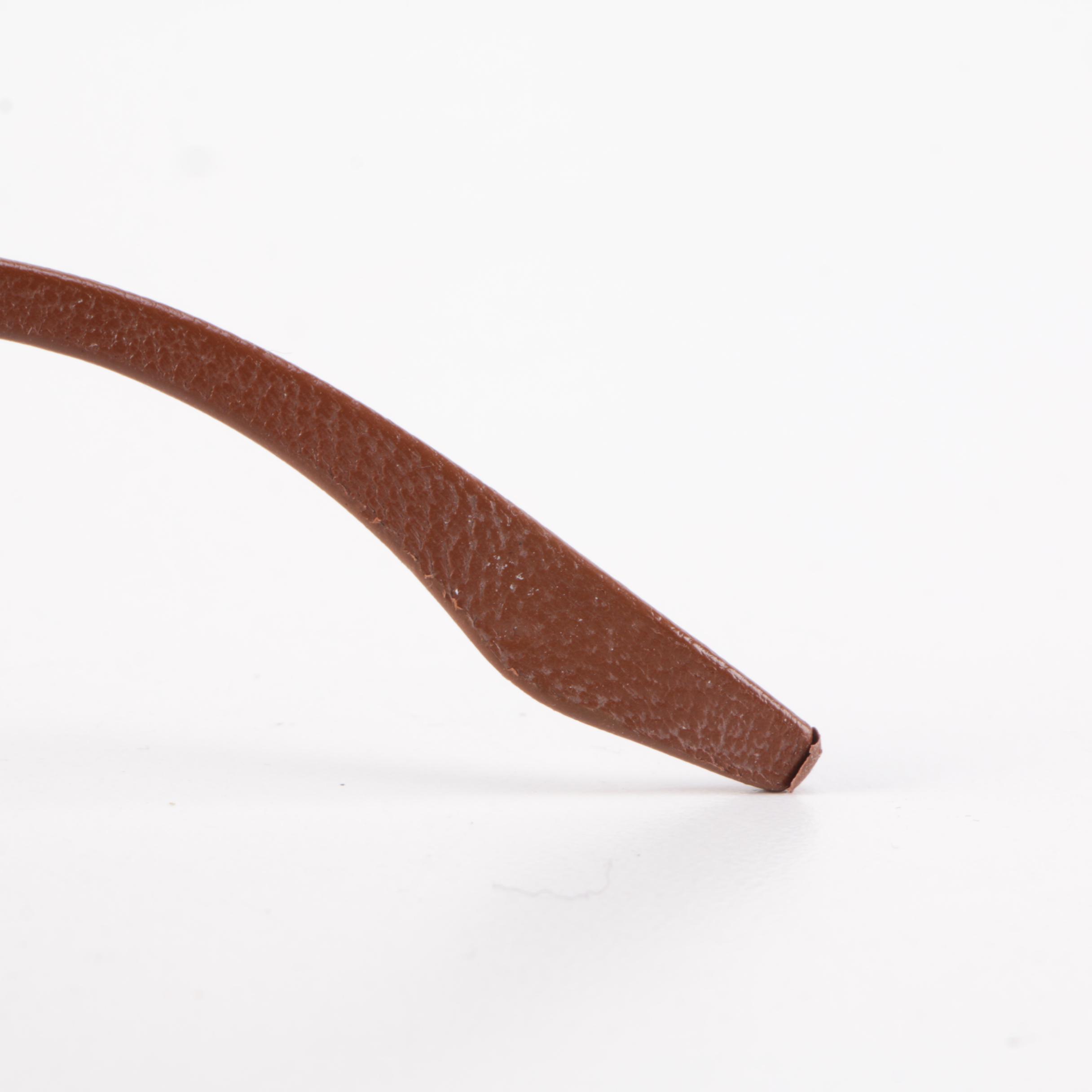 Ralph Lauren RL1524/P/US Silver Frame Aviator with Brown Solid Lenses