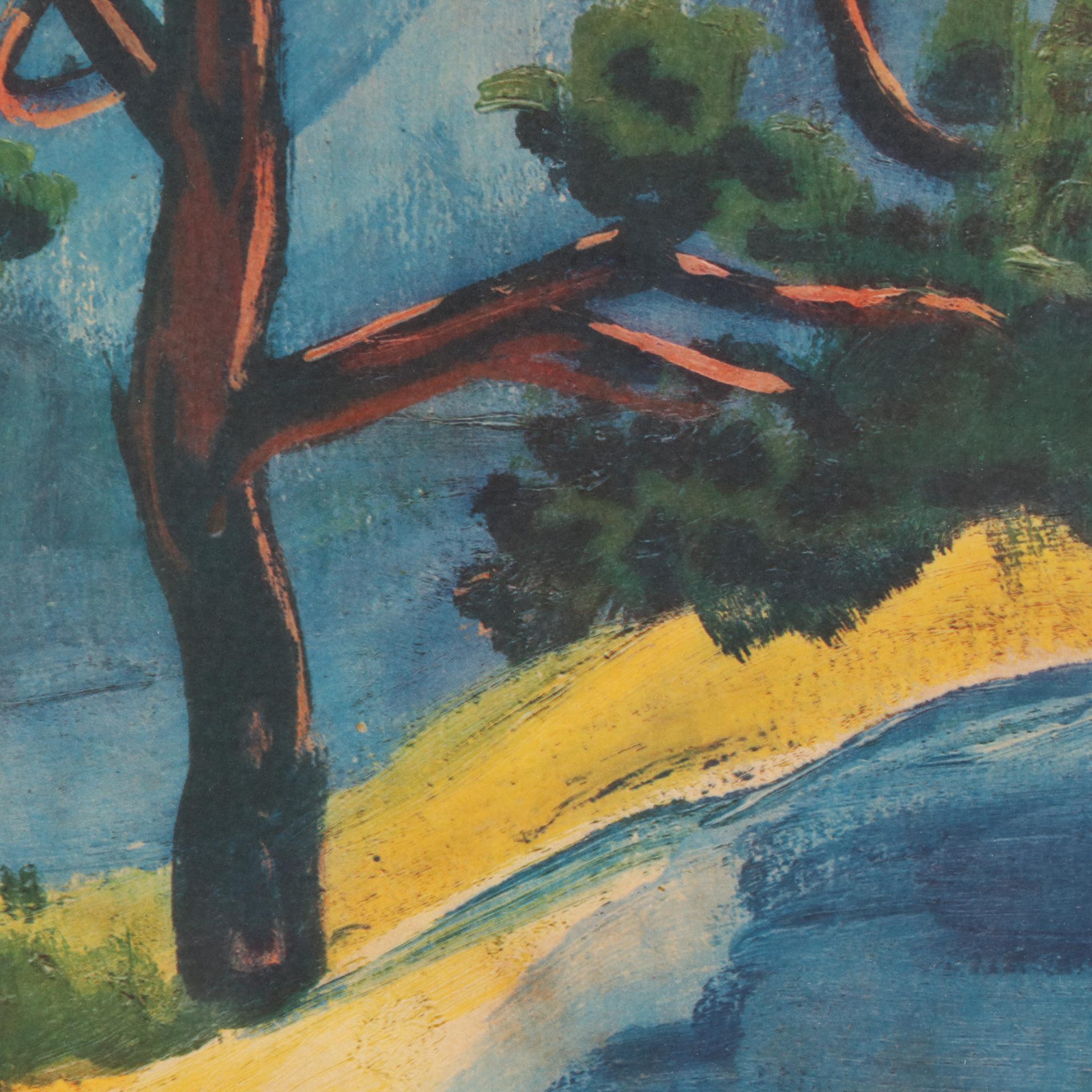 Giclée after Max Pechstein "Rising Sun," Late 20th Century