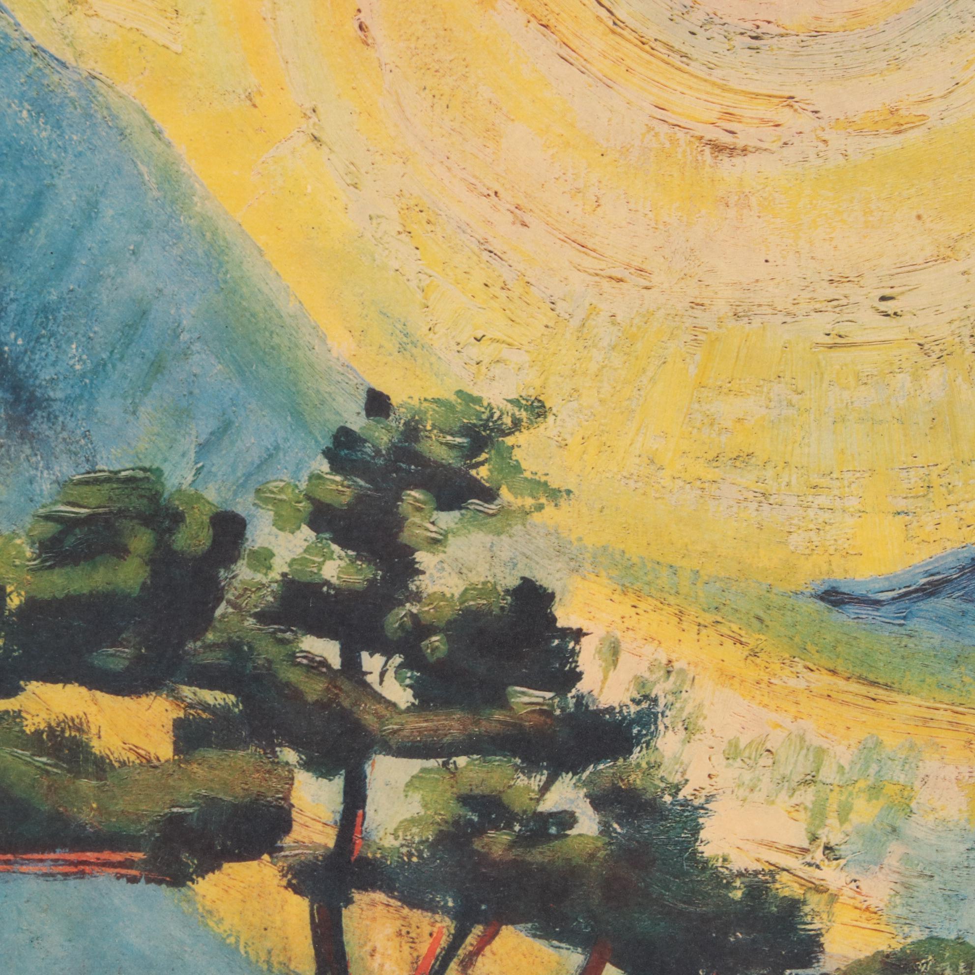 Giclée after Max Pechstein "Rising Sun," Late 20th Century