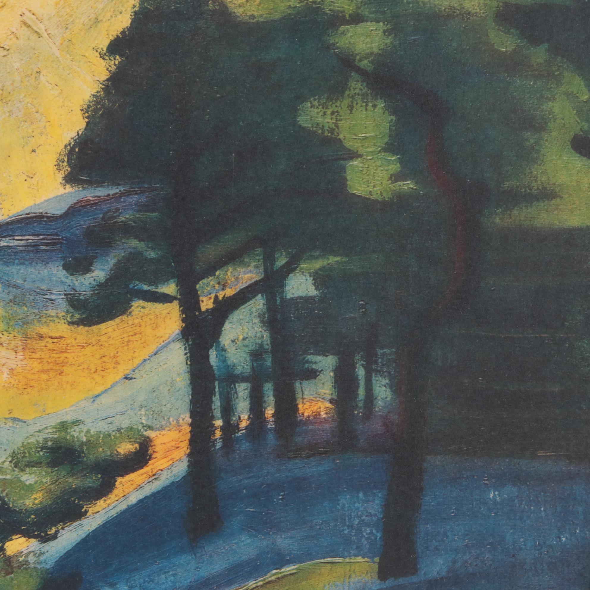 Giclée after Max Pechstein "Rising Sun," Late 20th Century