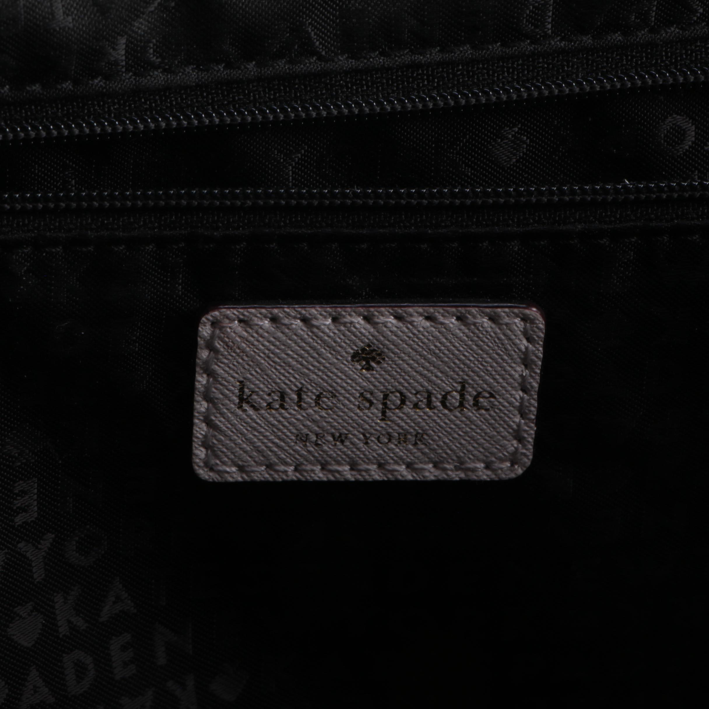 Kate Spade Jules on Pointe Swan Tote with Pom-Pom Portable Tech Charger