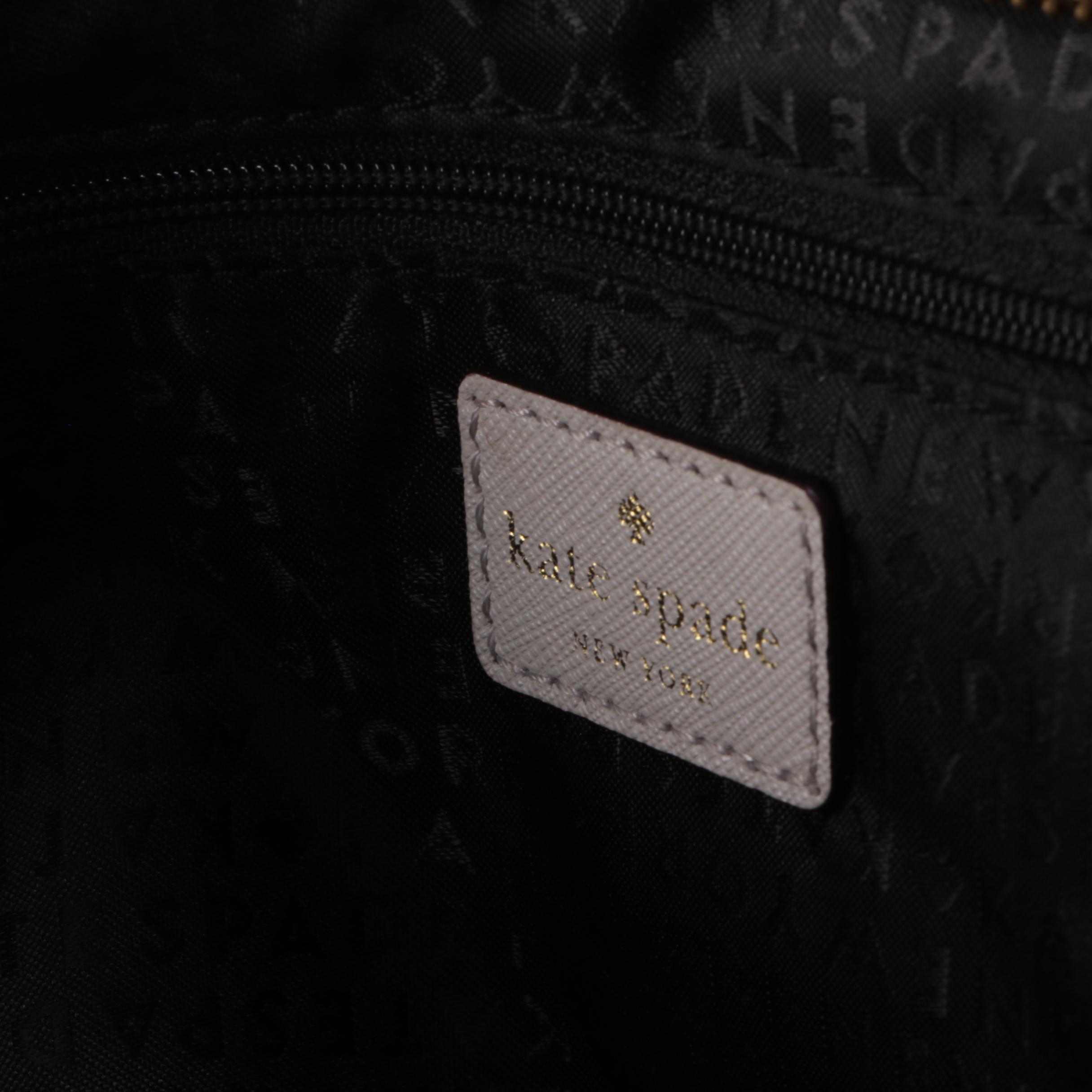 Kate Spade Jules on Pointe Swan Tote with Pom-Pom Portable Tech Charger