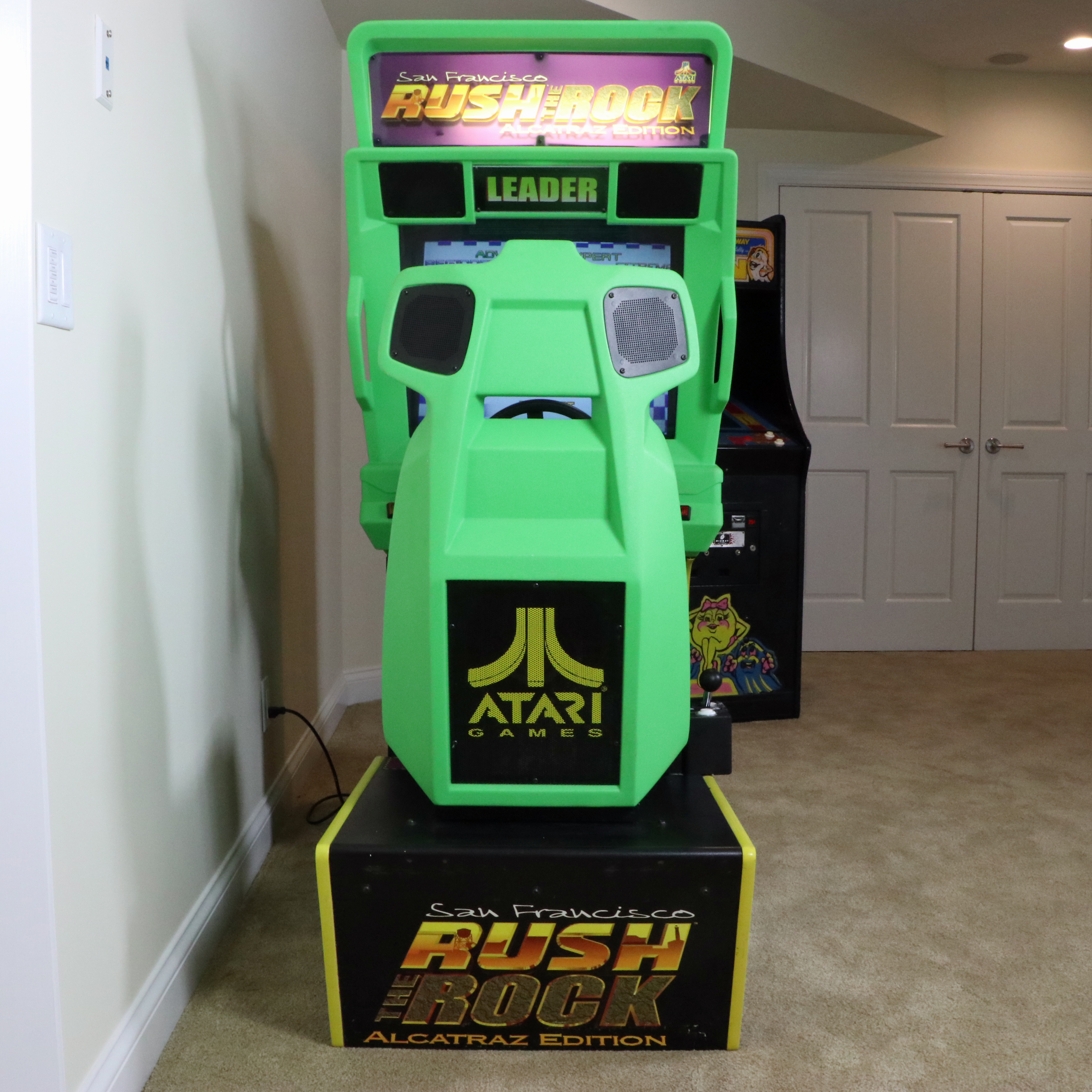 Atari San Francisco "Rush The Rock: Alcatraz Edition" Arcade Driving Game