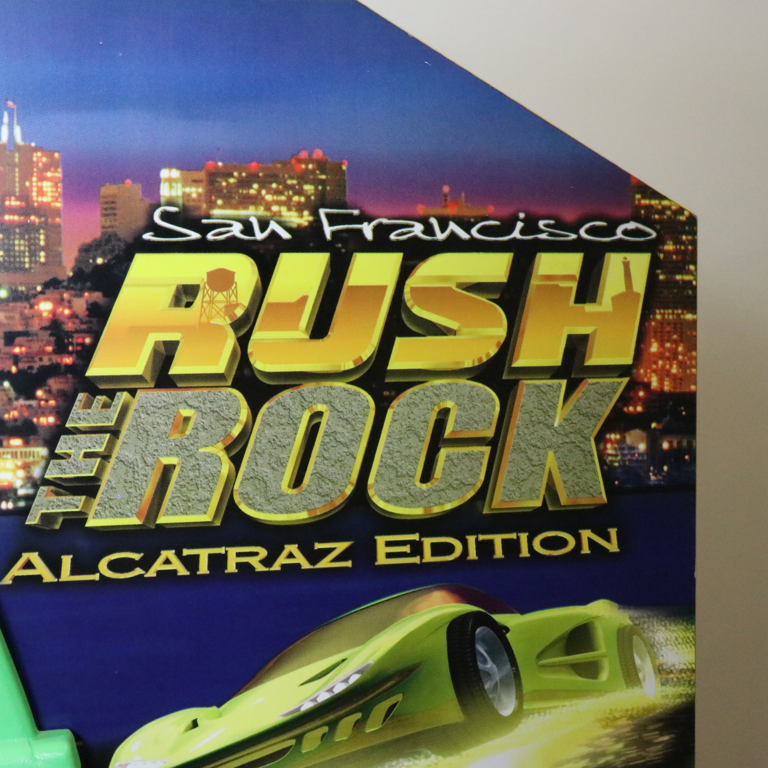 Atari San Francisco "Rush The Rock: Alcatraz Edition" Arcade Driving Game