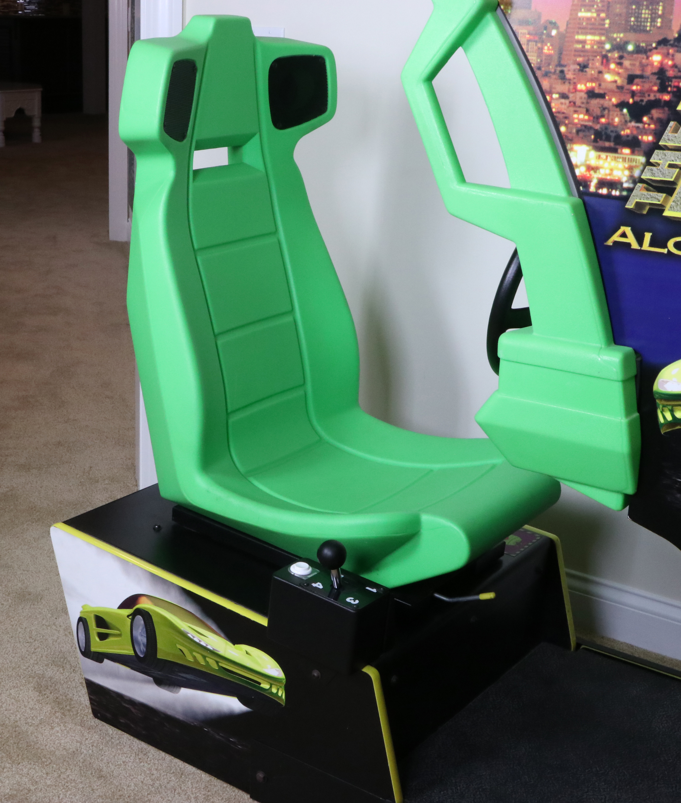 Atari San Francisco "Rush The Rock: Alcatraz Edition" Arcade Driving Game