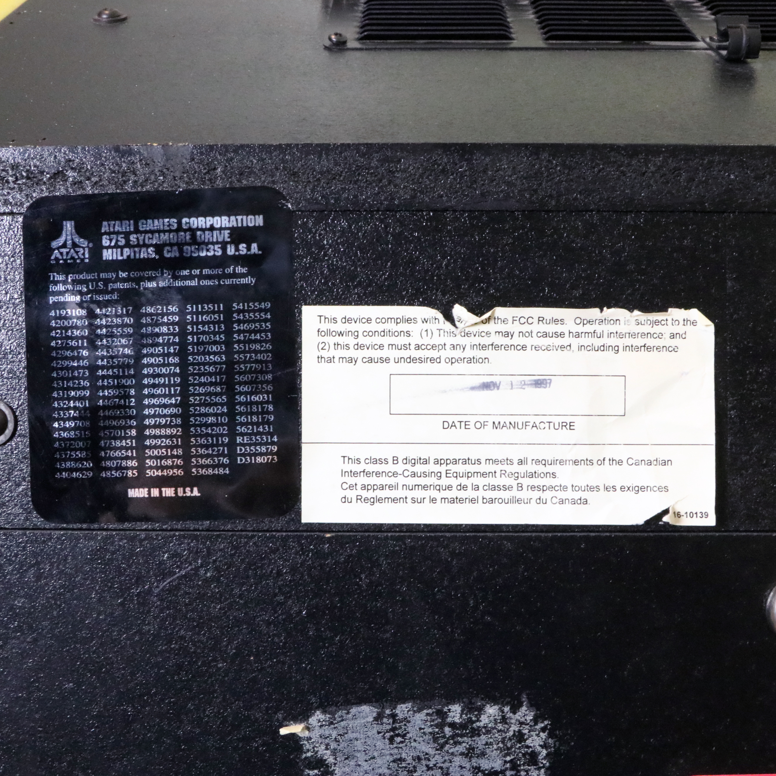 Atari San Francisco "Rush The Rock: Alcatraz Edition" Arcade Driving Game