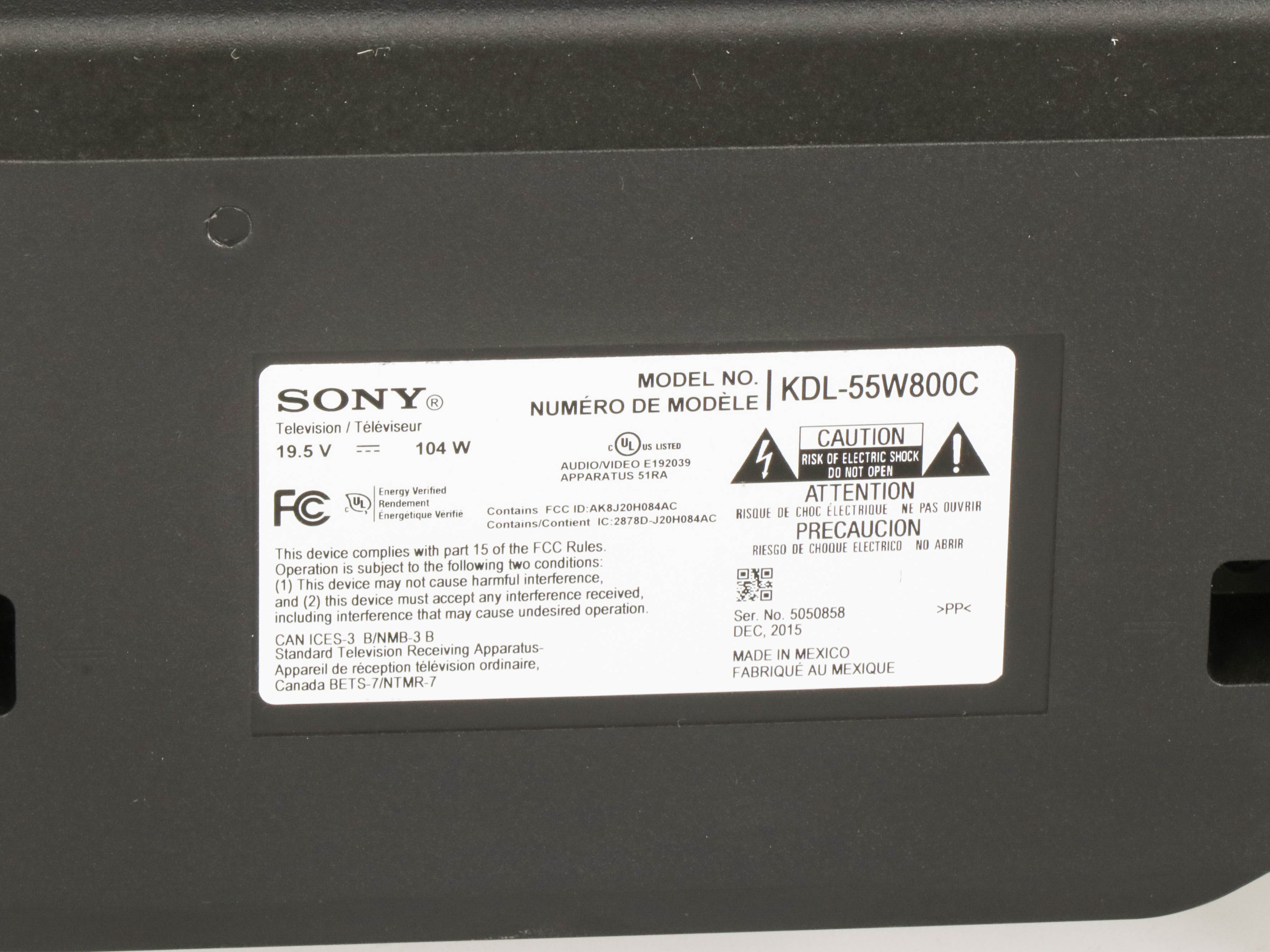 Sony 55" Full HD Smart LED Television