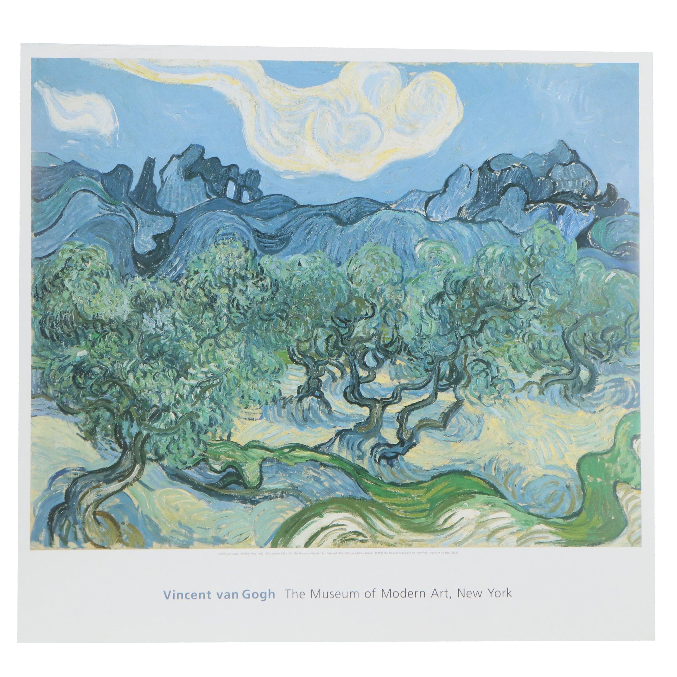 Museum of Modern Art Offset Lithograph Exhibition Poster, 1998