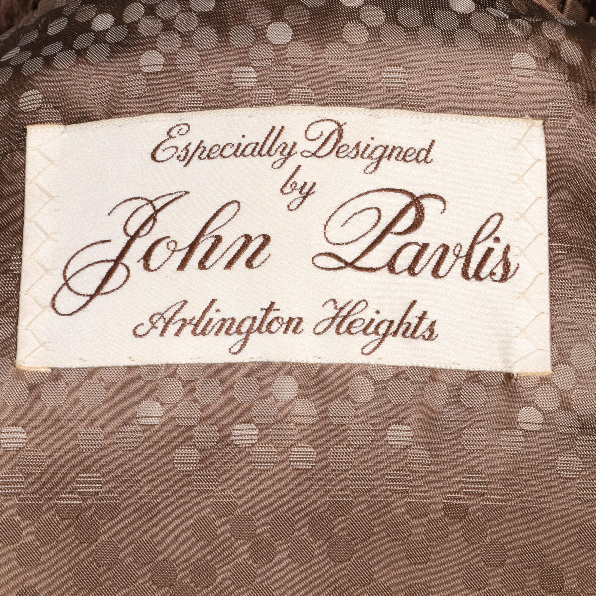 Beaver Fur Jacket with Sheared Beaver Fur Trim by John Pavlis for Pavlis Furs