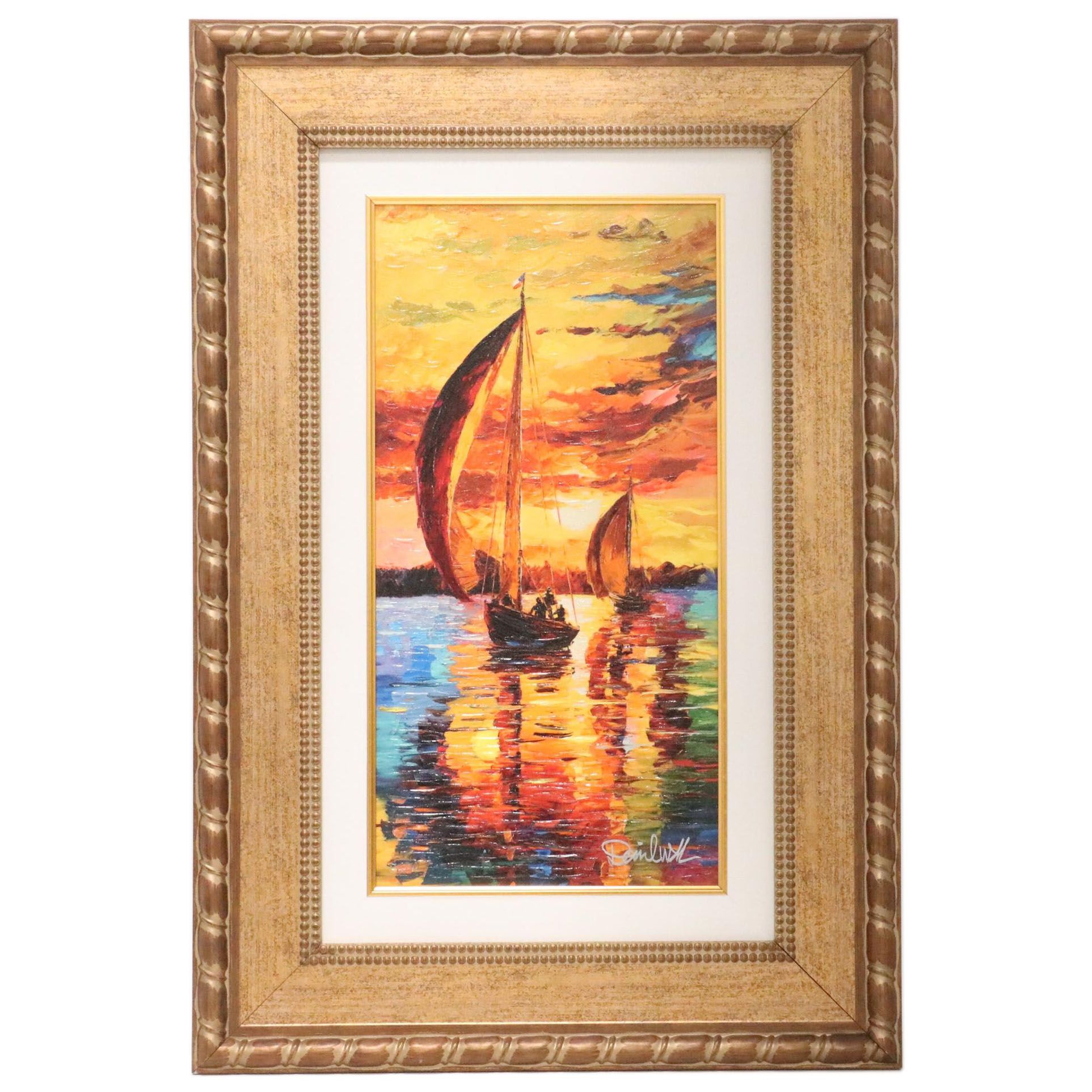 Daniel Wall Embellished Giclée "Joyful Return," 2017