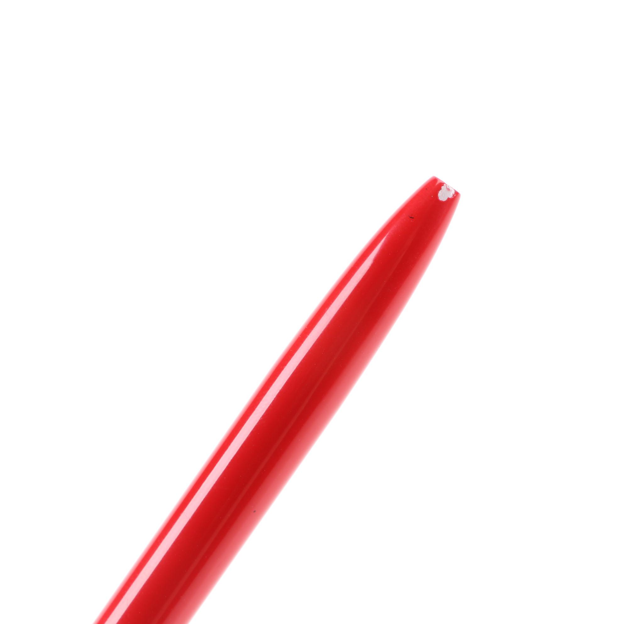 Elsa Peretti for Tiffany & Co. Red Lacquer Retractable Pen with Cloth Bag