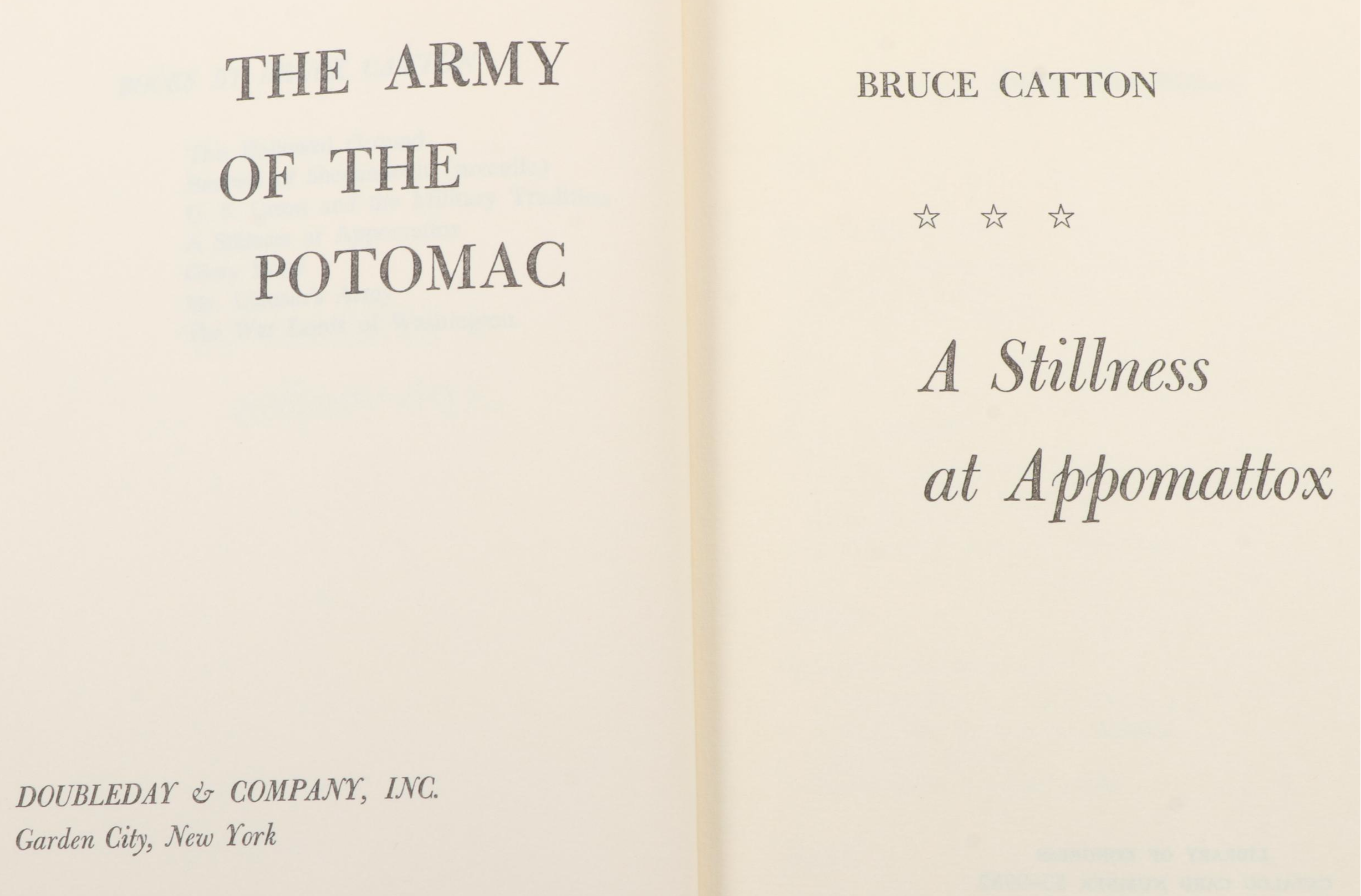 "The Army of the Potomac" Three-Volume Set by Bruce Catton