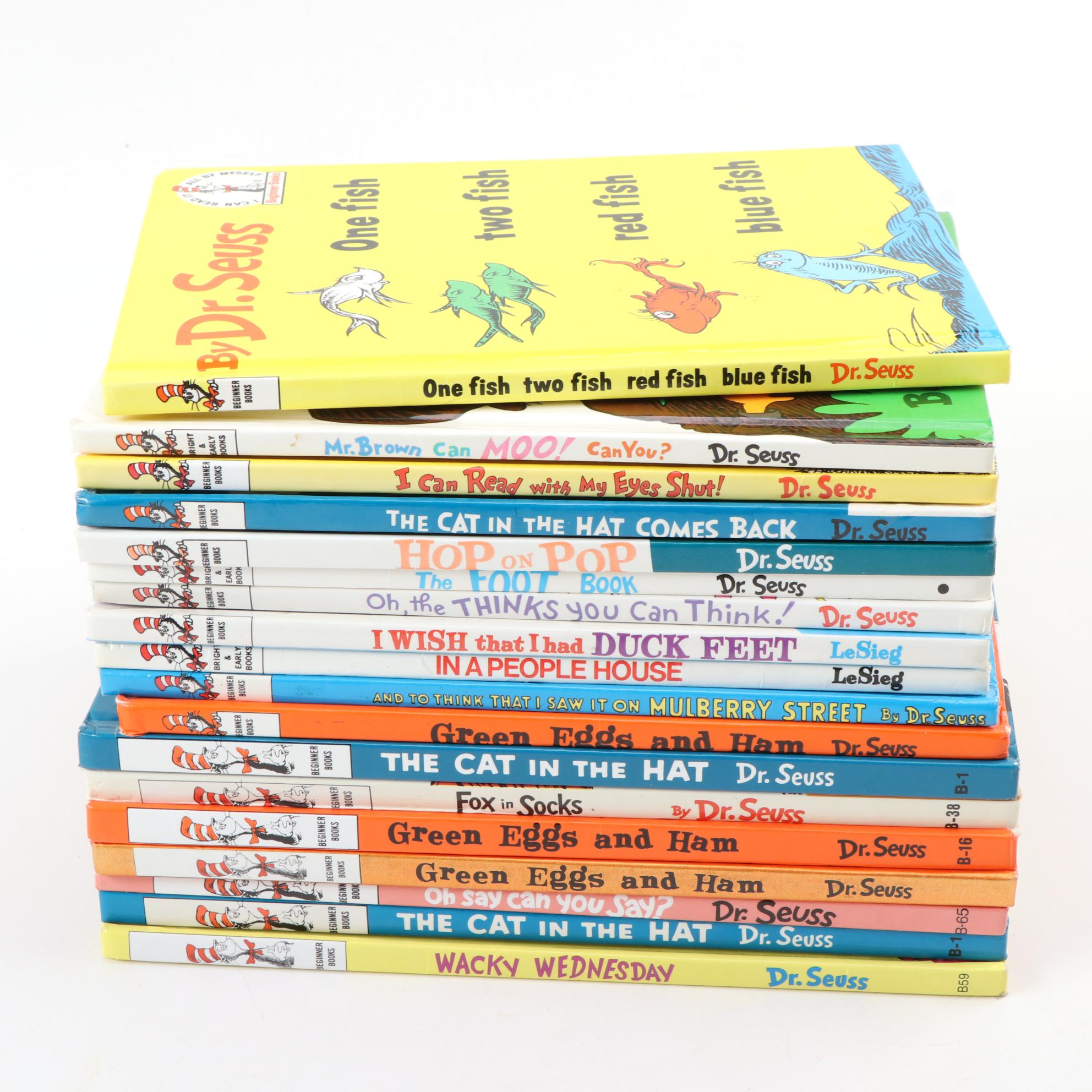 Dr. Seuss/Theo. LeSieg Children's Reading Books, Including Book Club Editions
