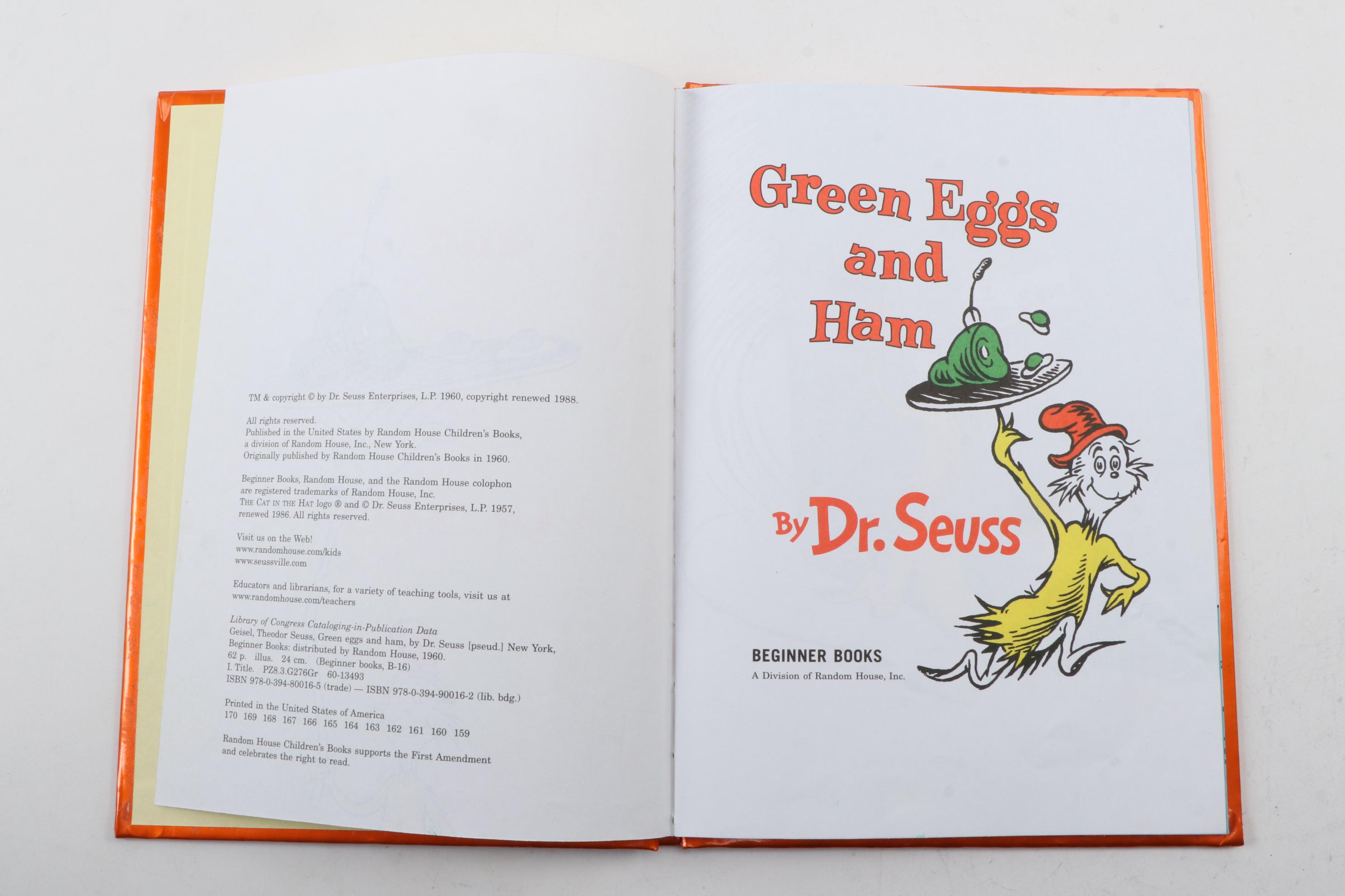 Dr. Seuss/Theo. LeSieg Children's Reading Books, Including Book Club Editions