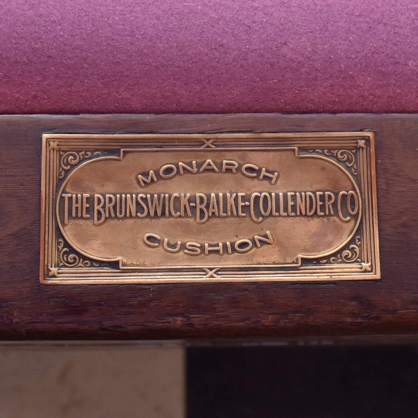 The Brunswick-Balke-Collender Co. "Challenger" Art Deco Pool Table, circa 1940