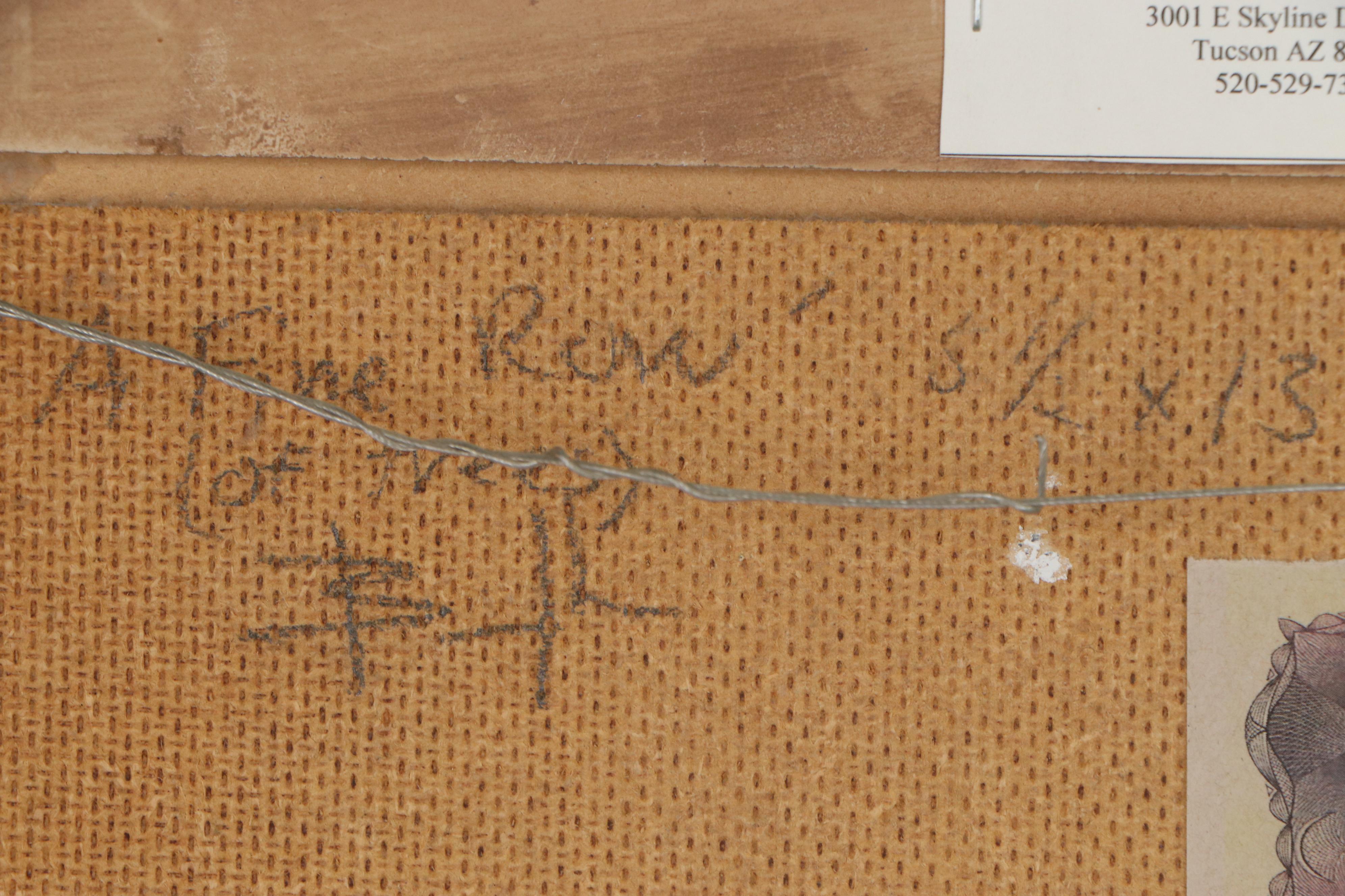 William Hawkins Landscape Oil Painting "A Fine Row," 2004