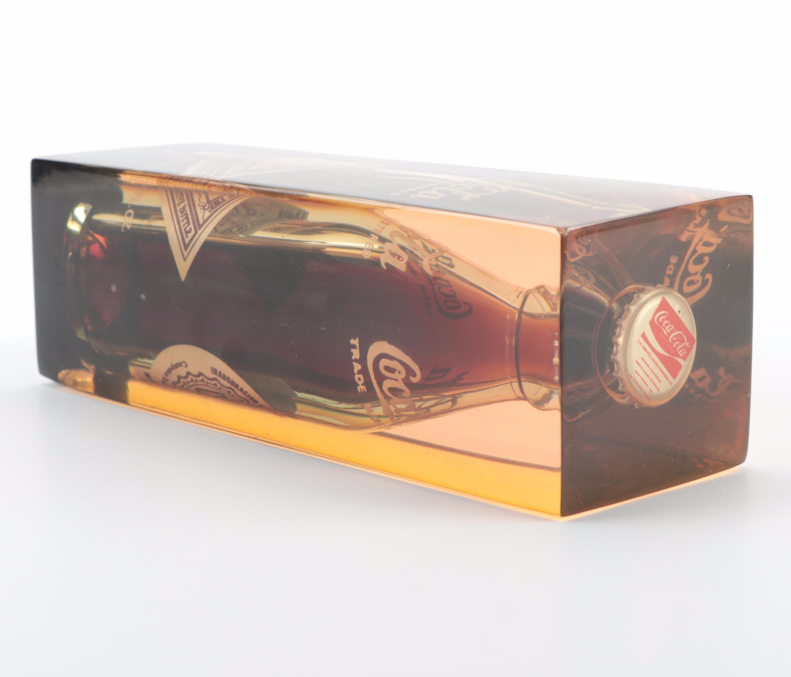 1979 Coca-Cola Commemorative Bottle Cast in Resin