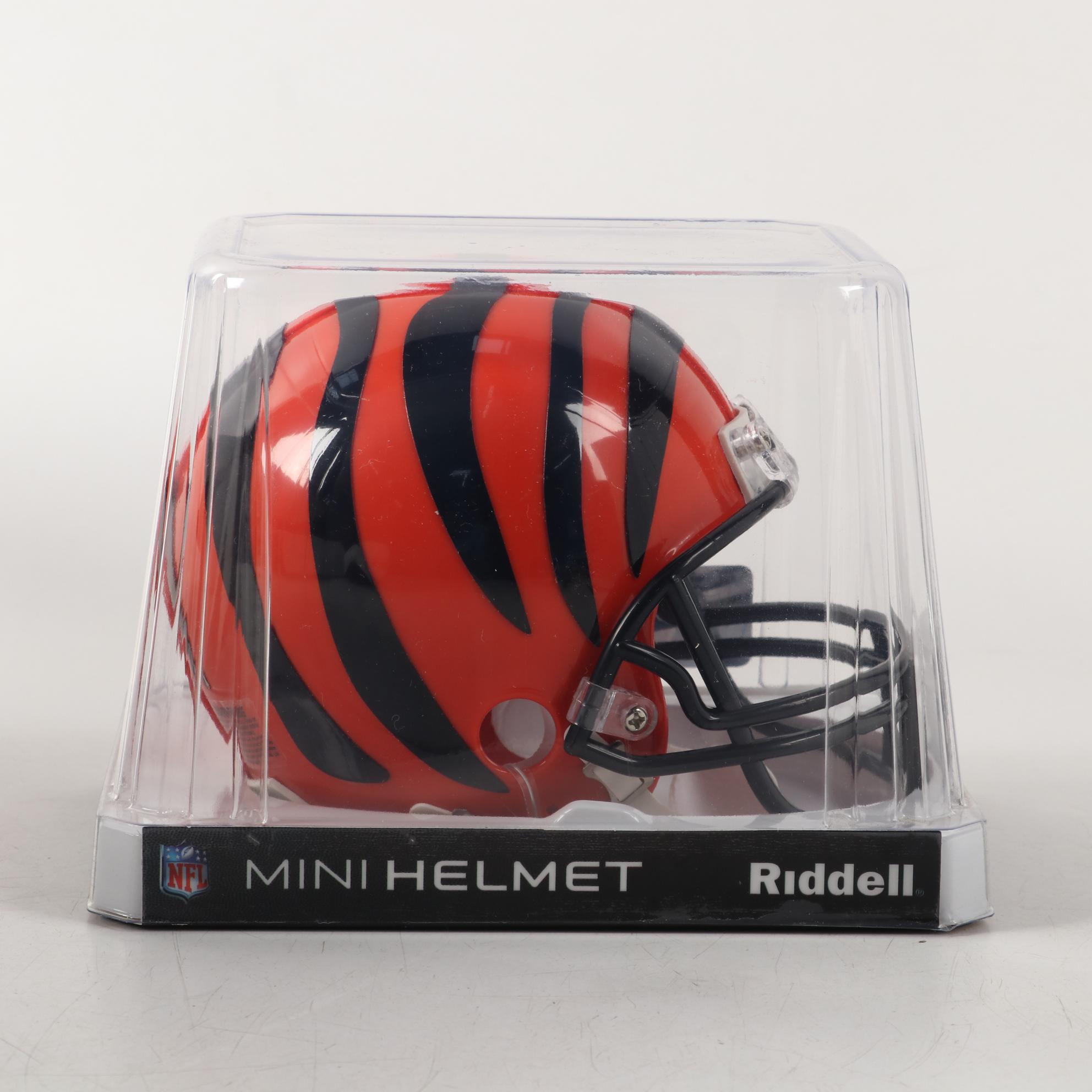 Tyler Eifert Signed Mini Helmet and Football with Mike Maydak Print