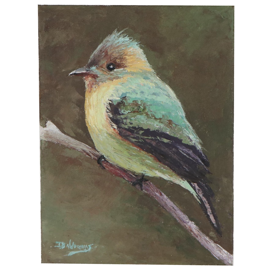 James Baldoumas Oil Painting of Bird "European Bee-Eater," 2021
