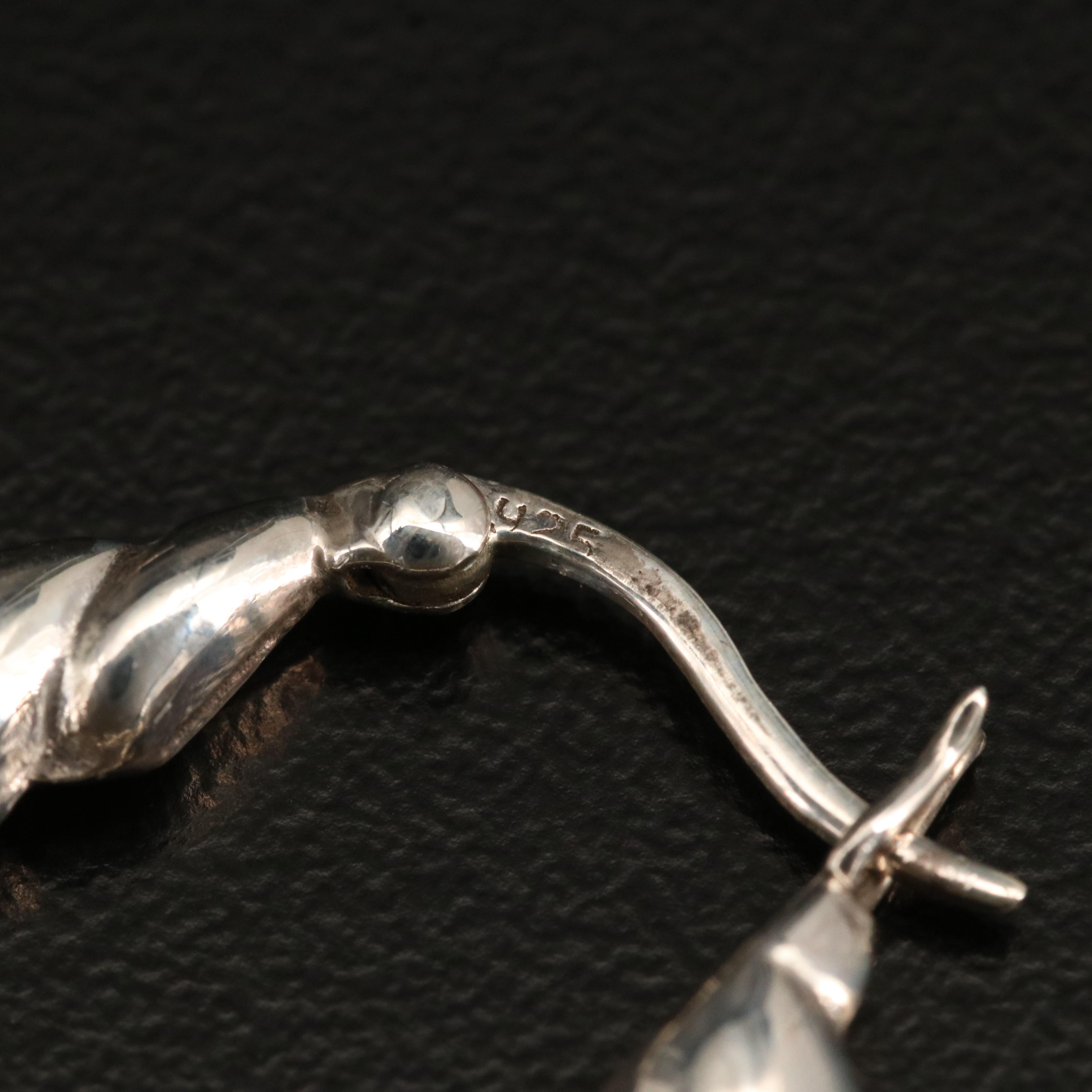 Sterling Earrings Including Turquoise, 800 Silver and Snakes