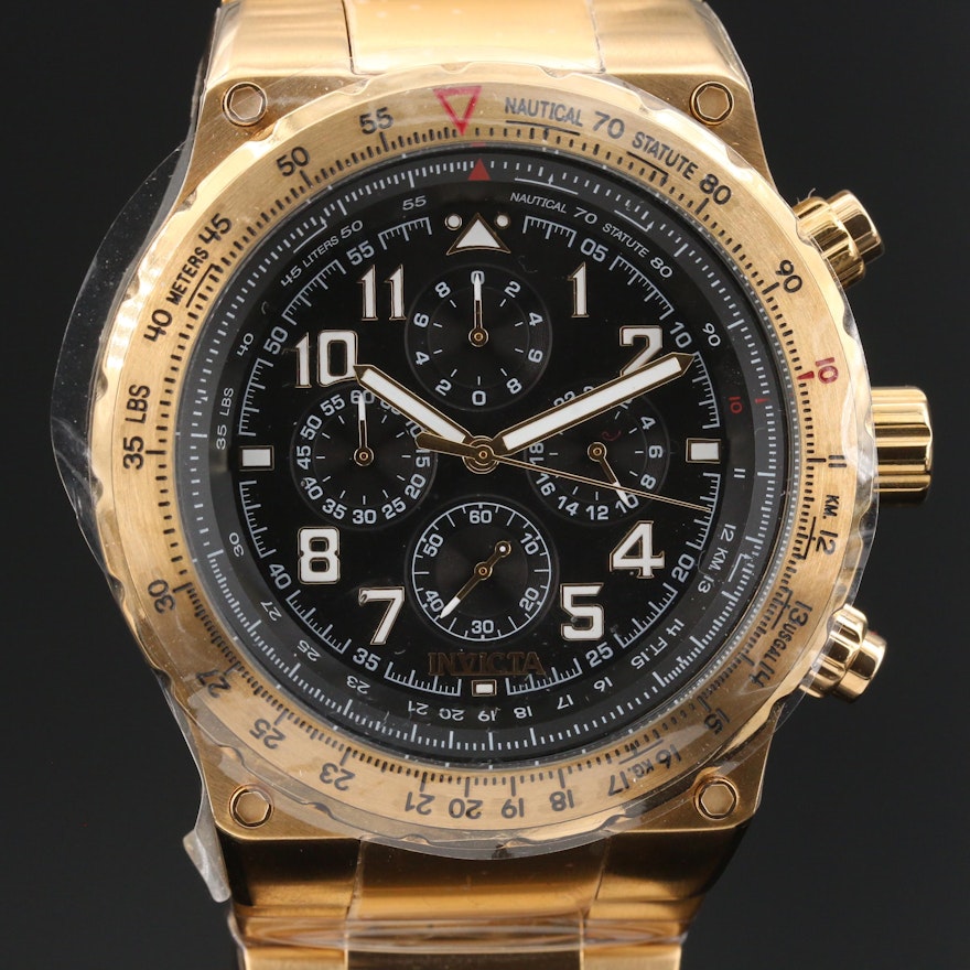 Invicta "Aviator" Chronograph Wristwatch