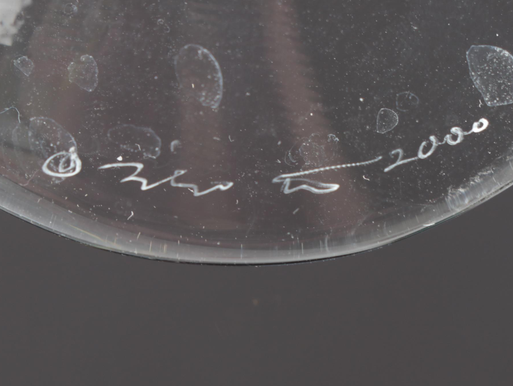 Milon Townsend Art Glass Mermaid Perfume Bottle, 2000