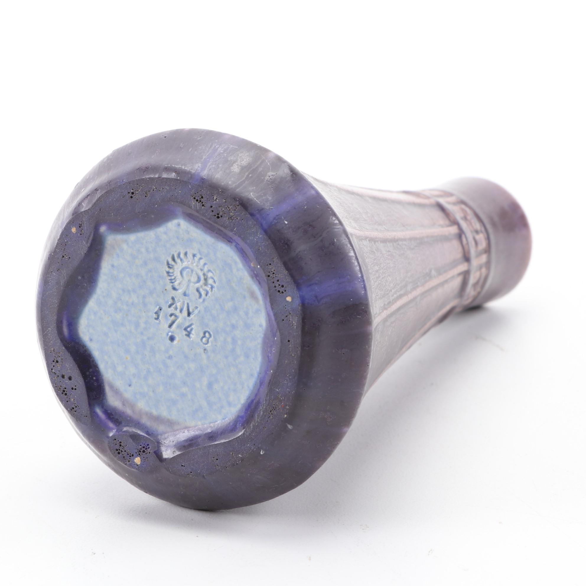 Rookwood Pottery Matte Glaze Vase, 1914