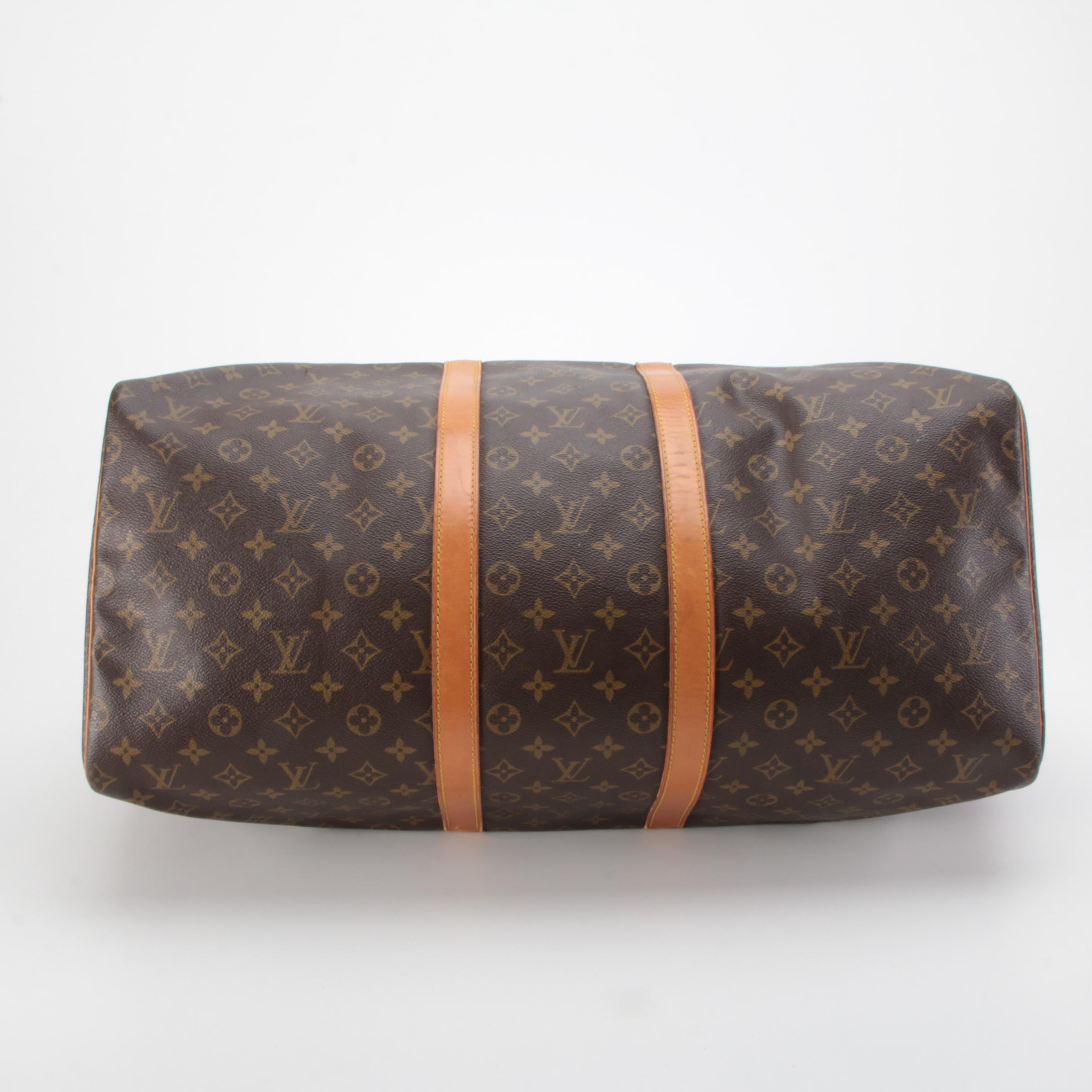 Louis Vuitton Malletier Keepall 55 Travel Bag in Monogram Canvas