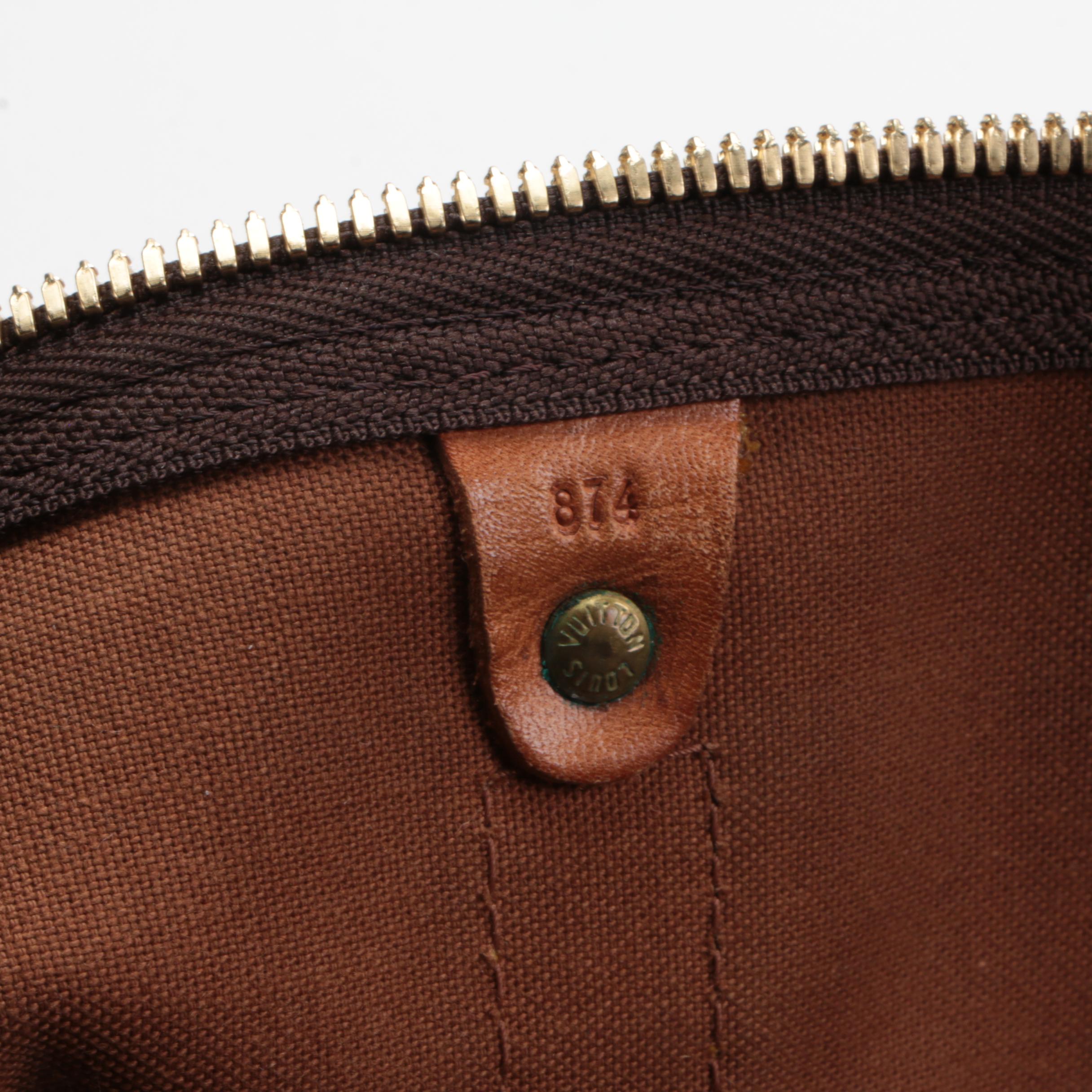 Louis Vuitton Malletier Keepall 55 Travel Bag in Monogram Canvas