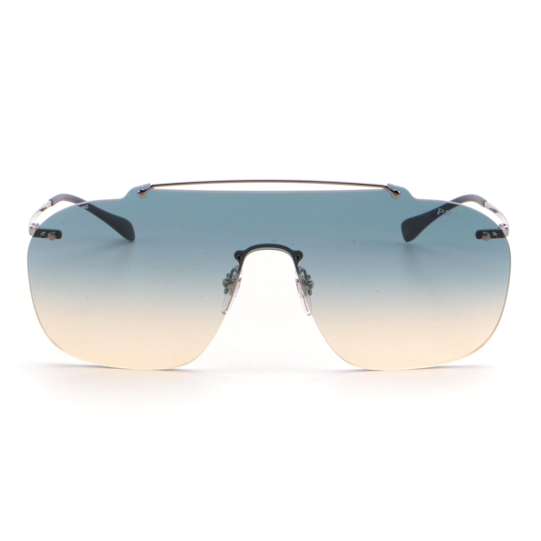 Prada Linea Rossa SPS 51T Sunglasses with Blue Gradient Lenses