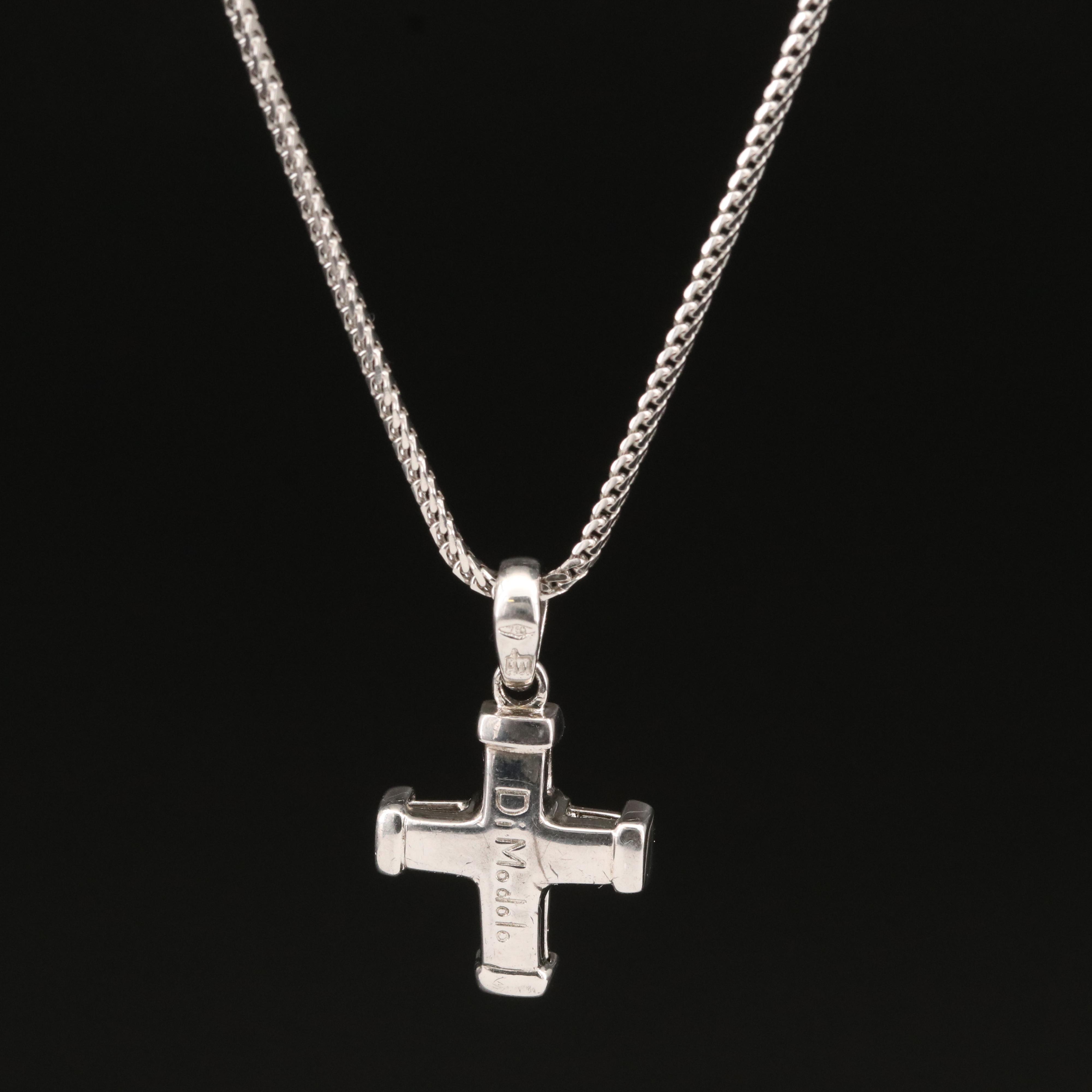 Di Modolo 18K Diamond Cross Pendant Necklace