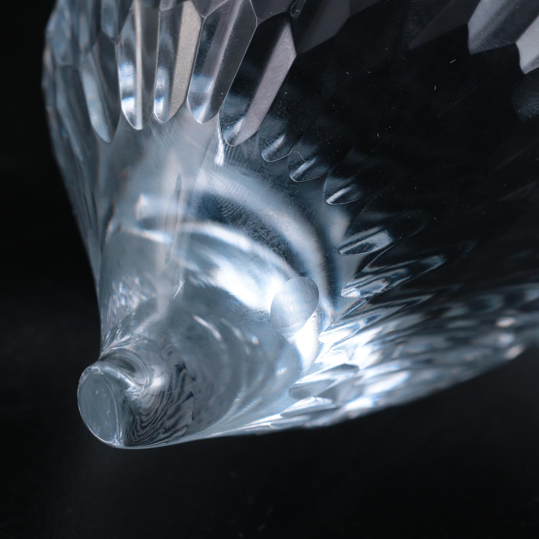 Miloslav Janku Art Glass Hedgehog , Mid to Late 20th Century