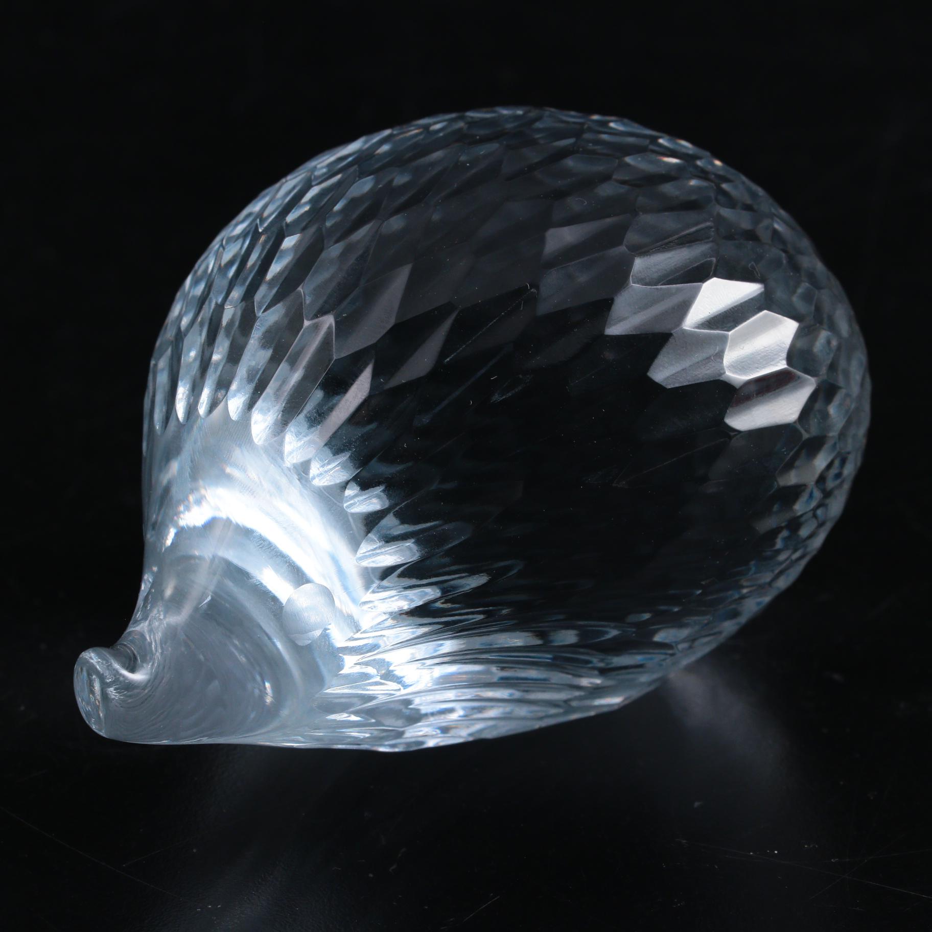 Miloslav Janku Art Glass Hedgehog , Mid to Late 20th Century