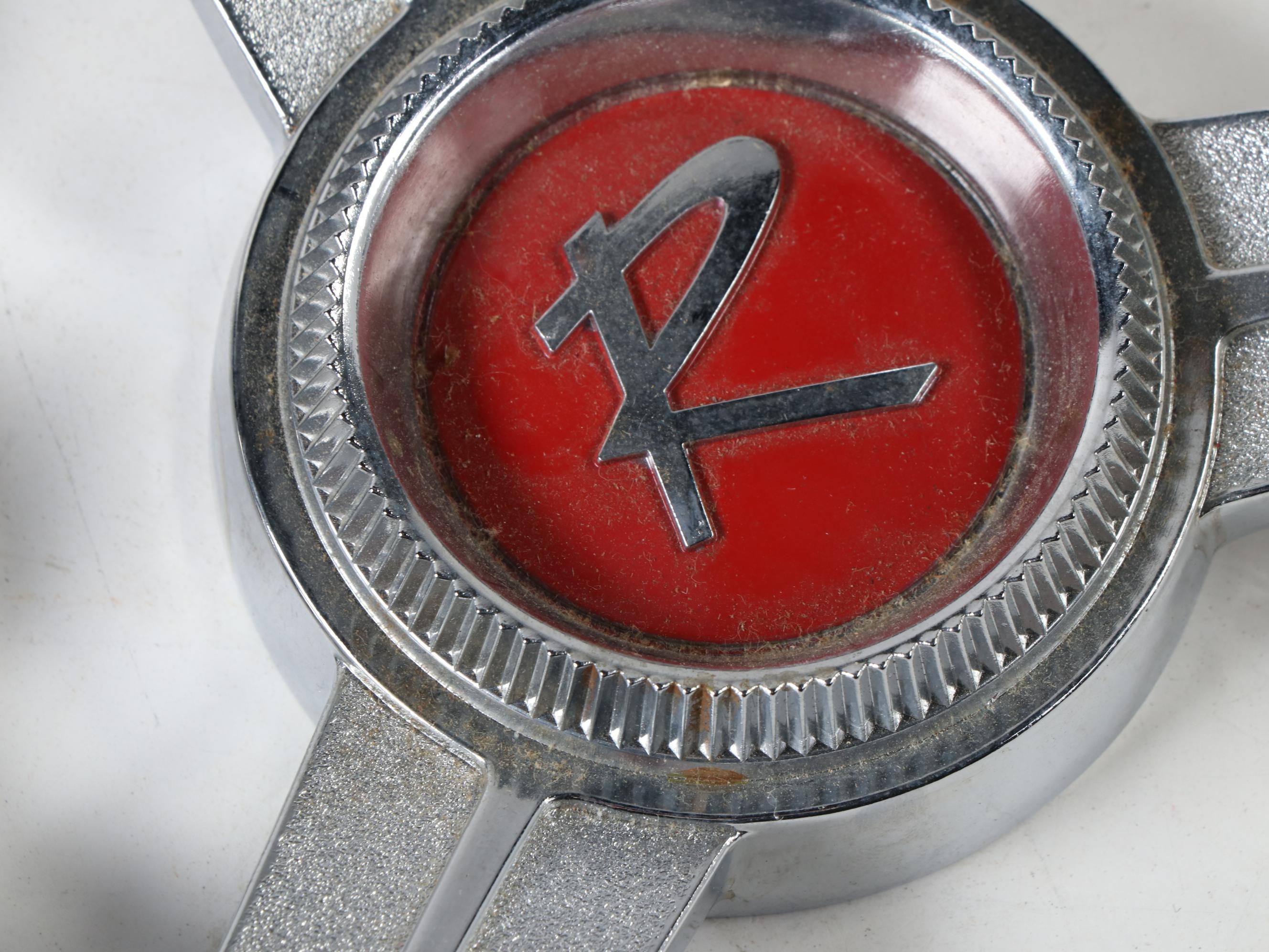 AMC Rambler Hubcap Spinners and AMC Gremlin Gas Cap, Mid-20th Century