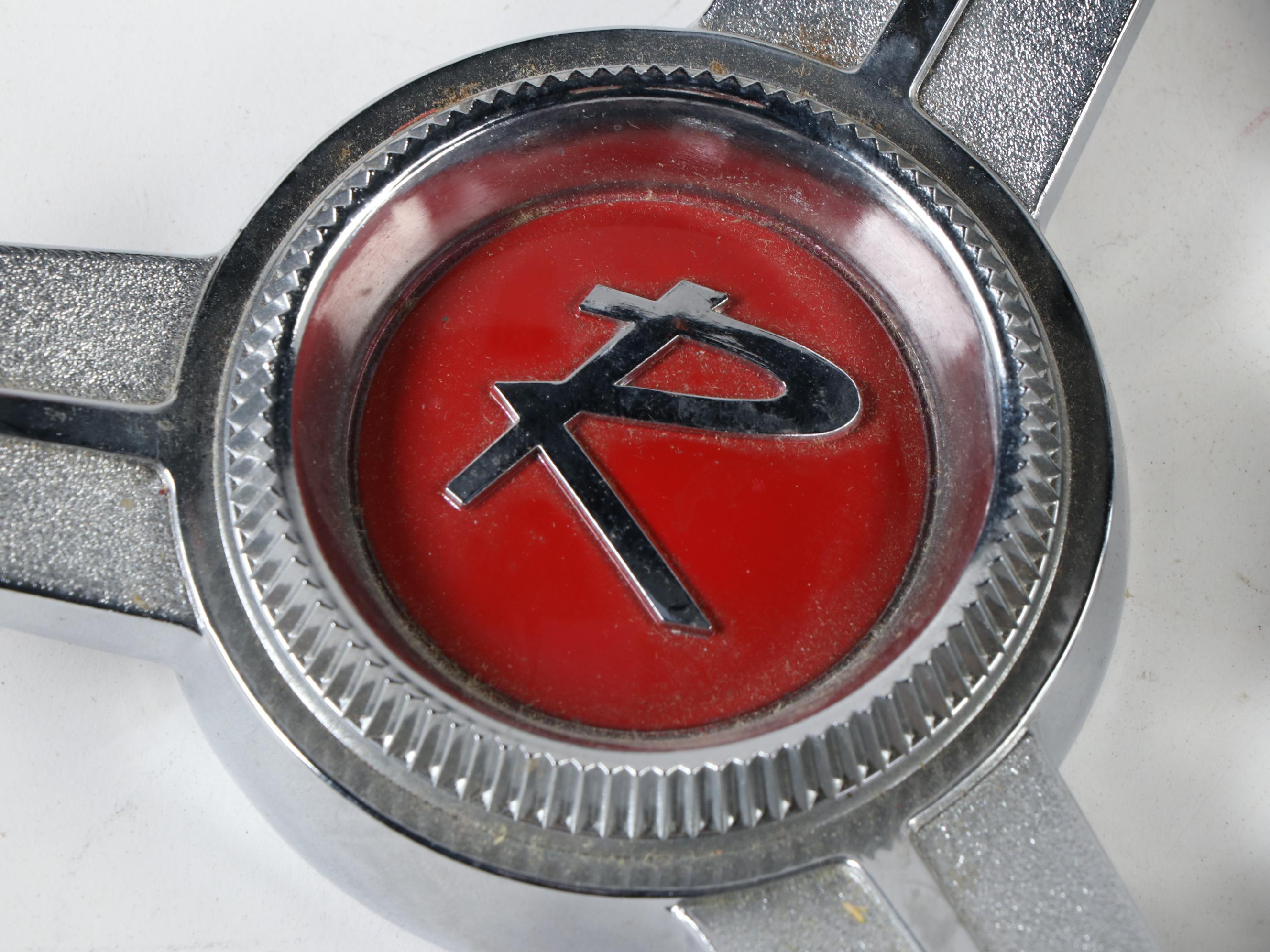 AMC Rambler Hubcap Spinners and AMC Gremlin Gas Cap, Mid-20th Century