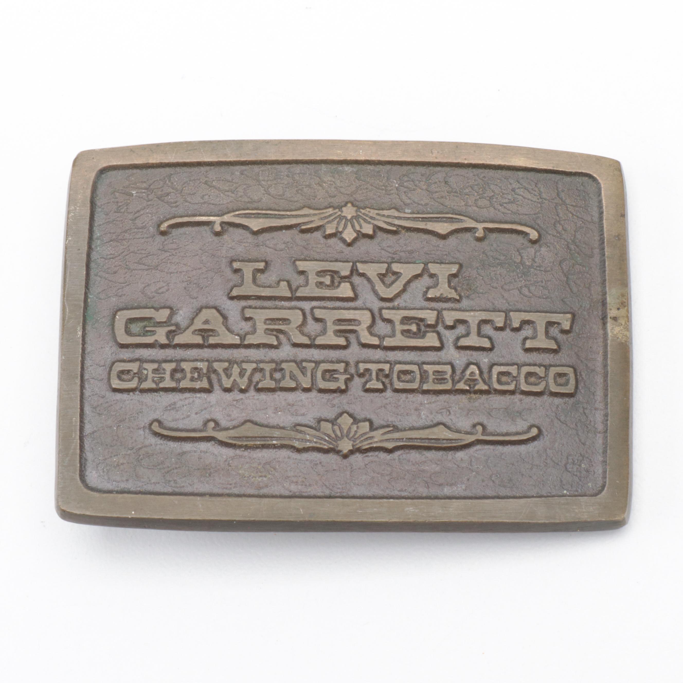 Corn Craftsman, Benchmark Bourbon and Levi Garrett Metal Belt Buckles
