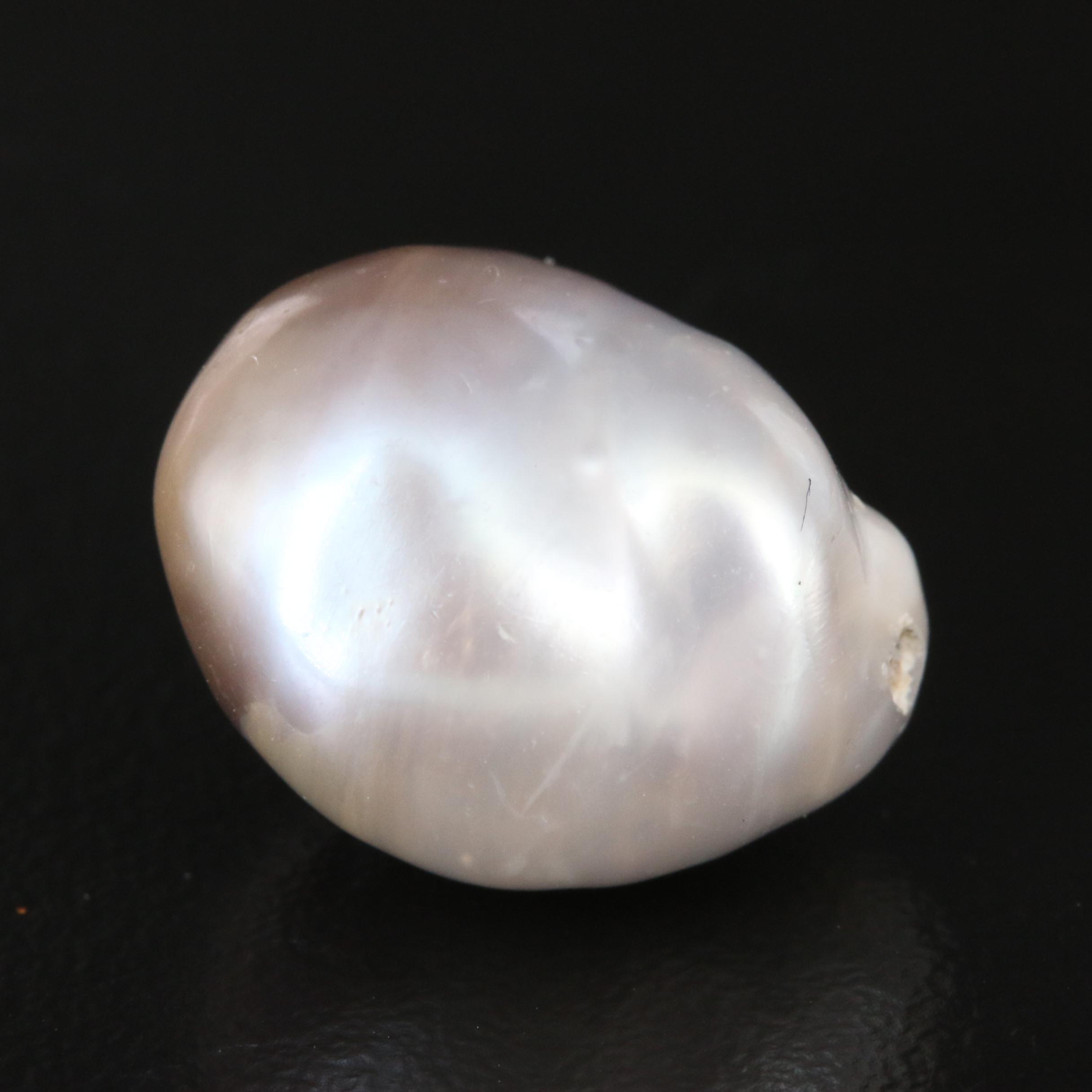 Loose 12.75 CT Baroque Pearl with GIA Pearl Report