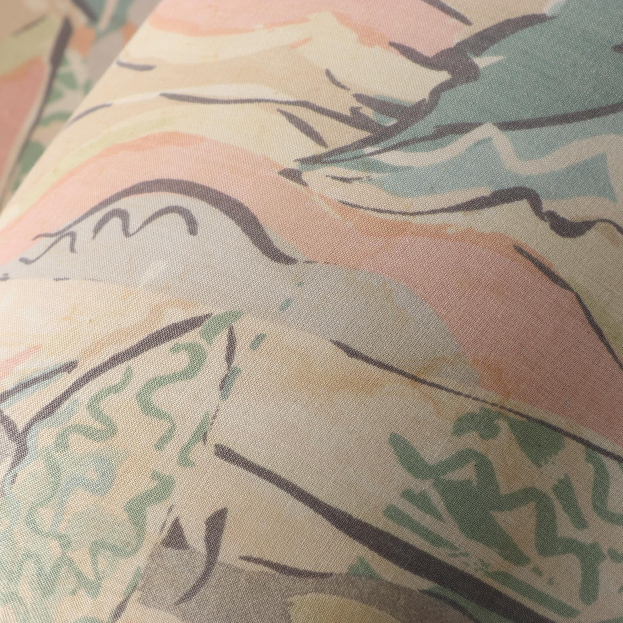 Selig Upholstered Armchair with Ottoman, Late 20th Century