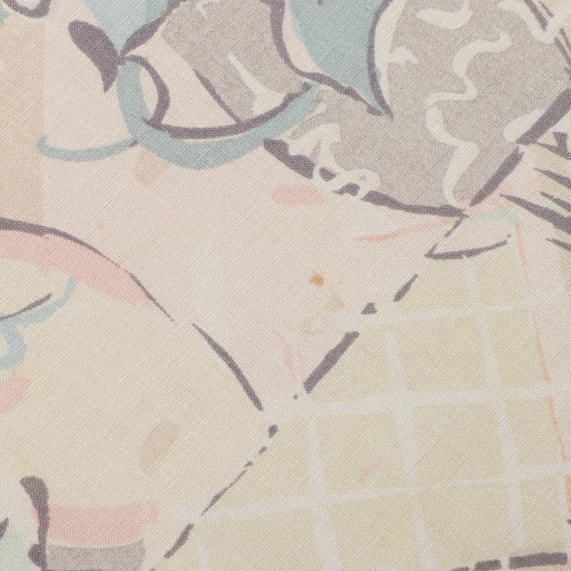 Selig Upholstered Armchair with Ottoman, Late 20th Century