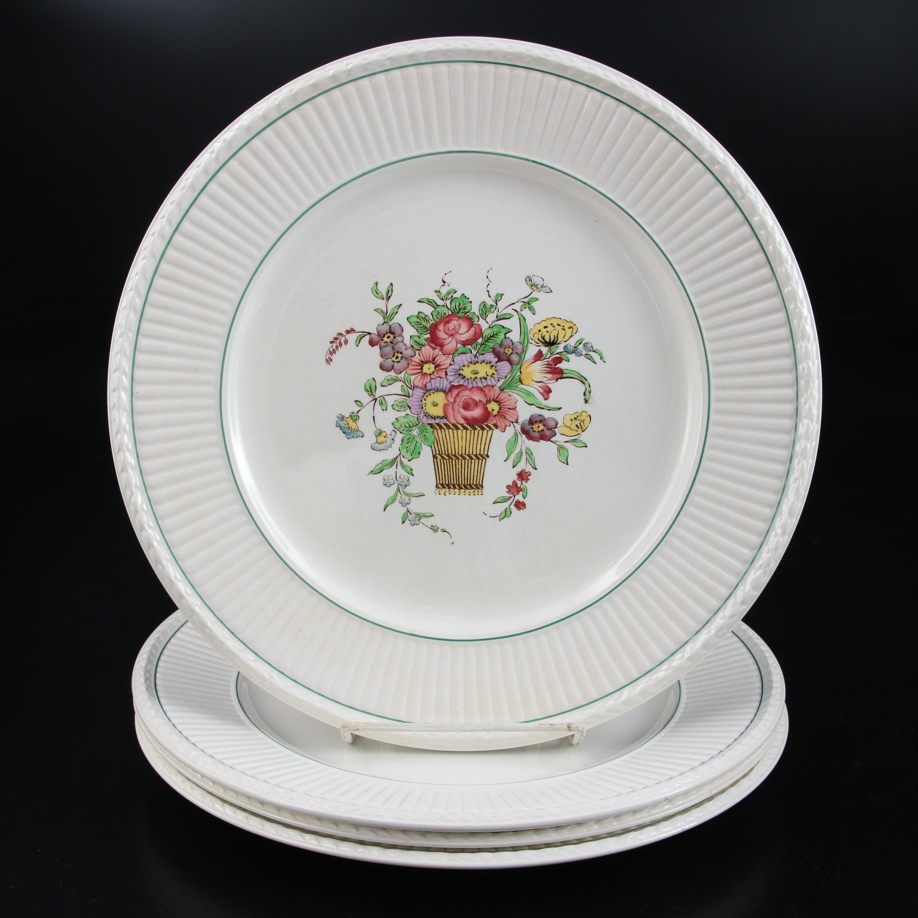 Wedgwood "Belmar" Dinner Plates and "Garden Club" Salad Plates
