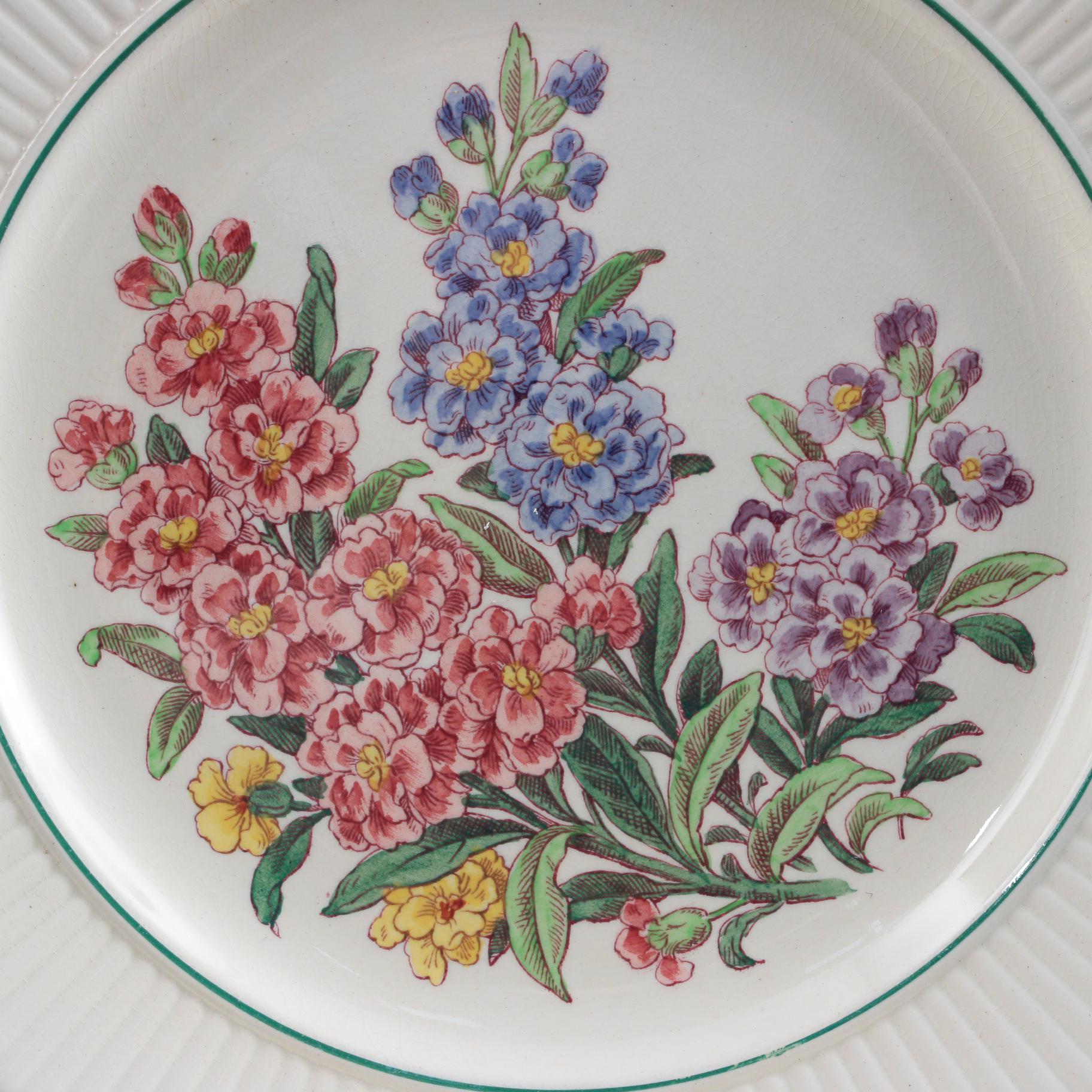 Wedgwood "Belmar" Dinner Plates and "Garden Club" Salad Plates