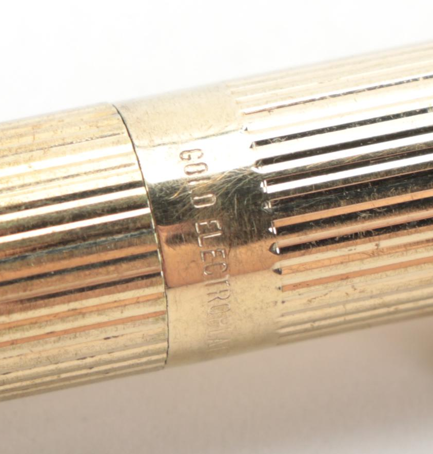Sheaffer "Targa" Gold Plate Rollerball Pen