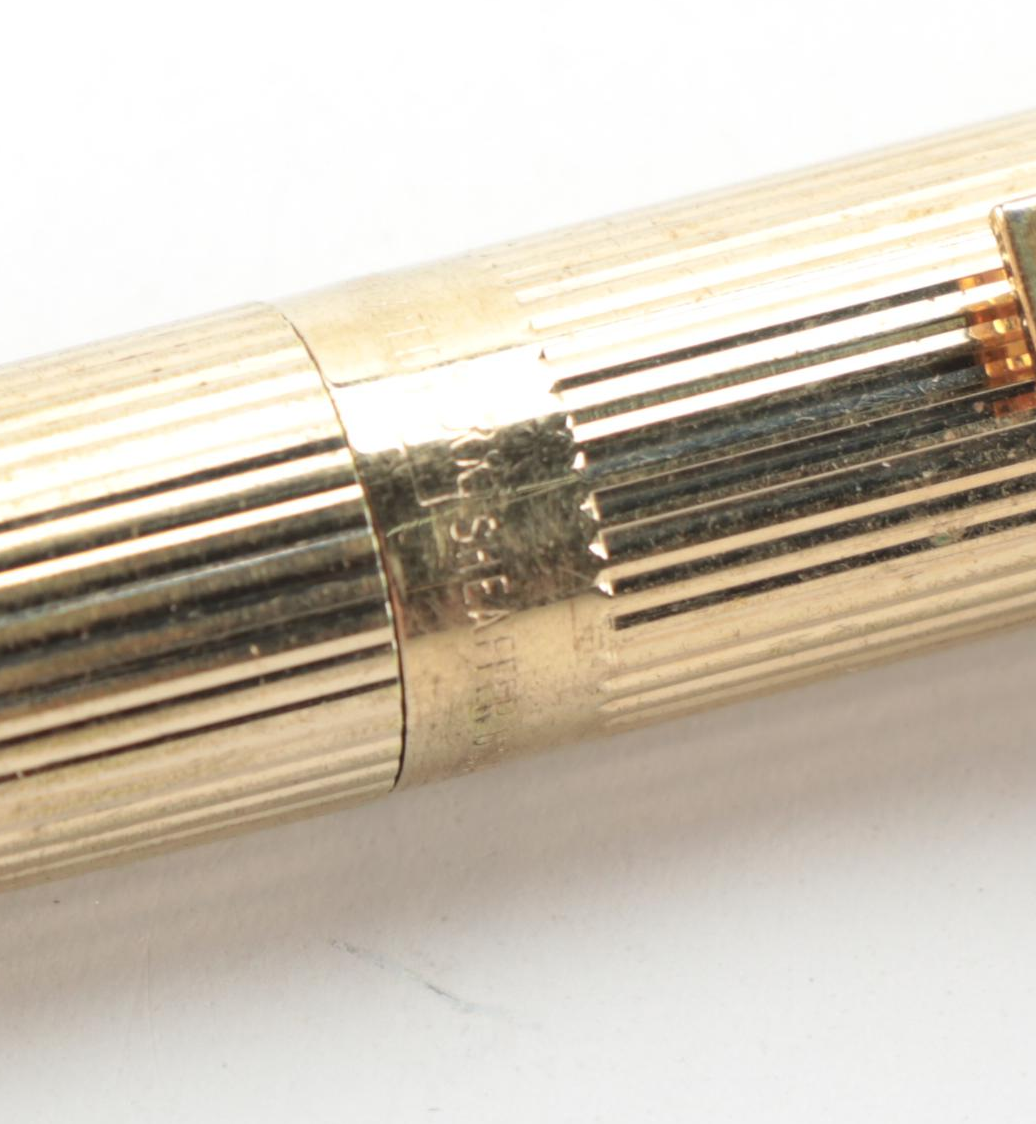 Sheaffer "Targa" Gold Plate Rollerball Pen