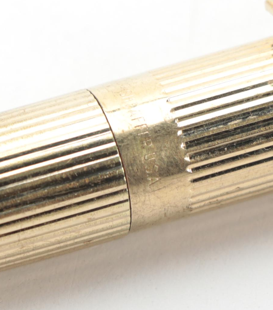 Sheaffer "Targa" Gold Plate Rollerball Pen